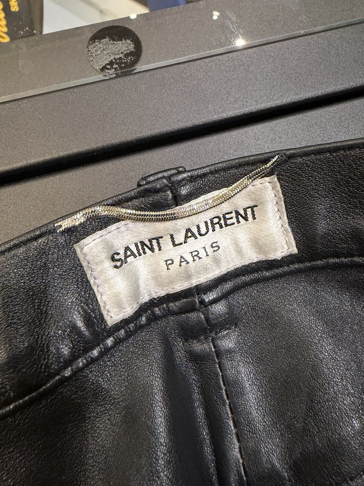 Saint Laurent Paris Saint Laurent Leather Pants Size US 28 / EU 44 - 3 Thumbnail