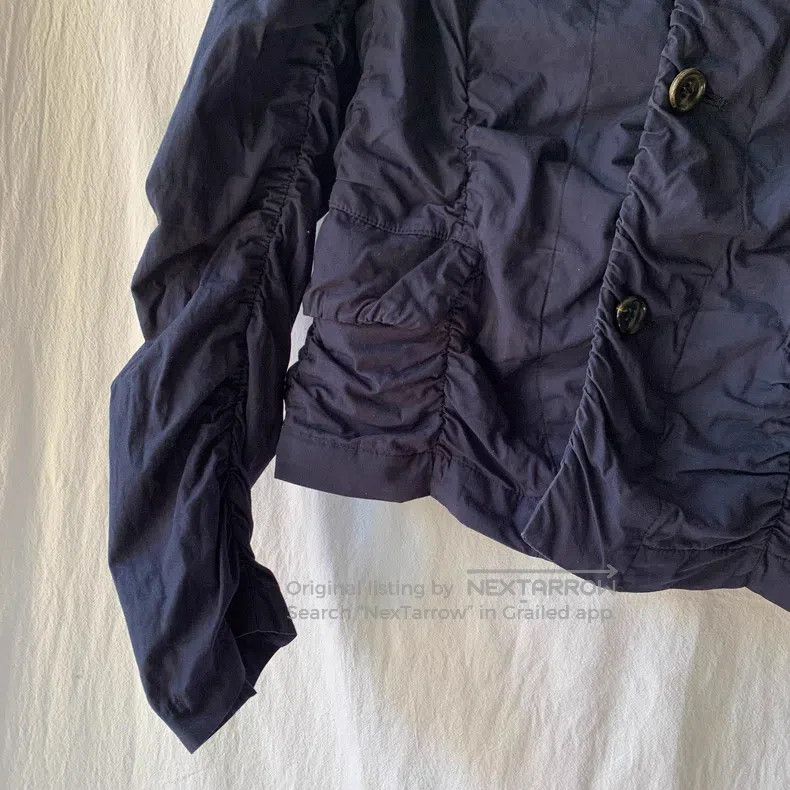 Comme des Garcons Comme Des Garcons Pleated Shirt Deep Blue Size XS / US 0-2 / IT 36-38 - 5 Thumbnail