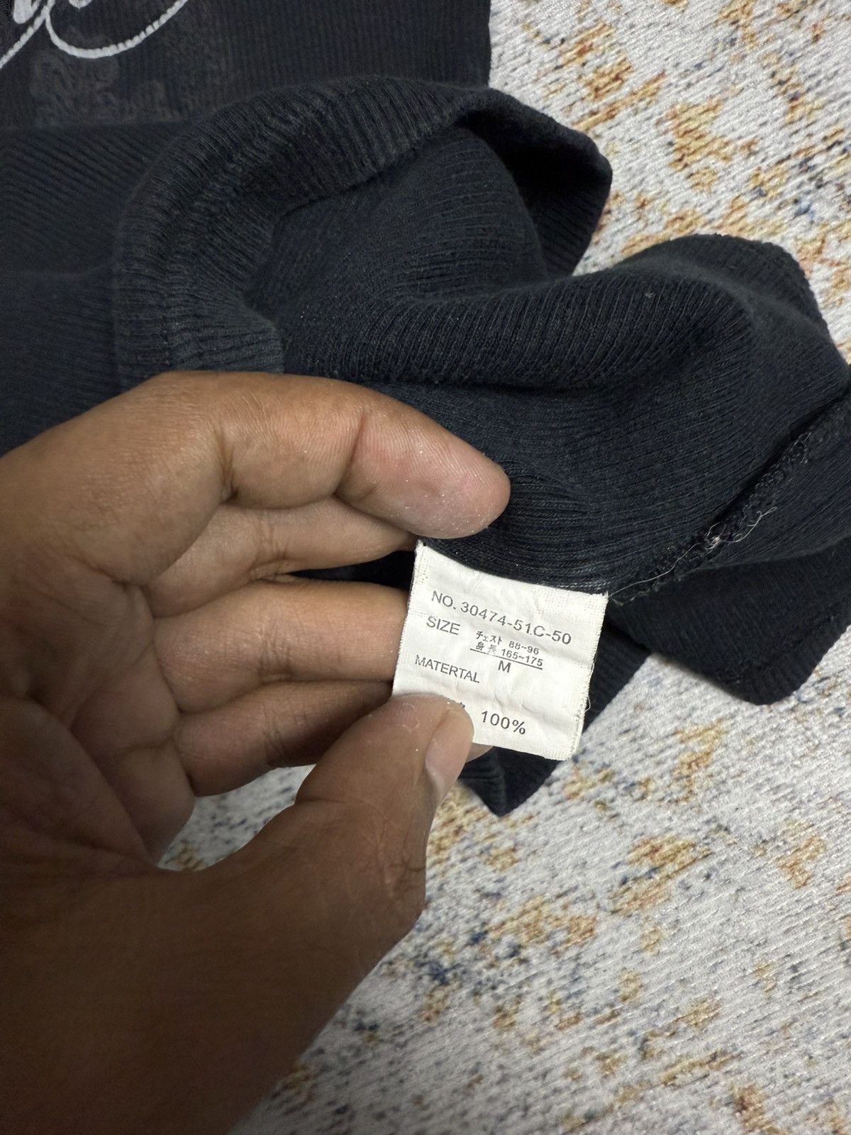 Japanese Brand Mery garden black label long sleeve Size US M / EU 48-50 / 2 - 5 Thumbnail