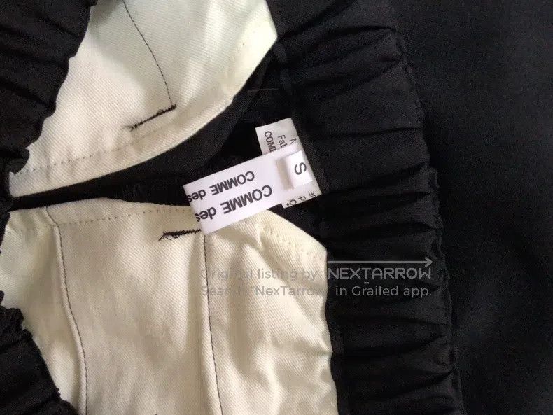 Comme des Garcons Comme Des Garcons size S Classic black balloon pants Size 23" - 5 Thumbnail