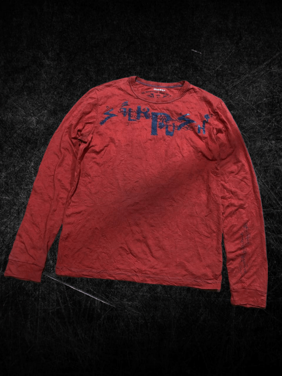 Diesel Vintage Diesel T Shirt Logo Mens Long Sleeve Tee Size US L / EU 52-54 / 3 - 1 Thumbnail