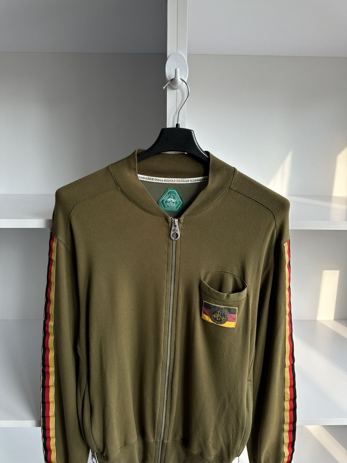 Puma Vintage Puma Rudolf Dassler Rare Zip Track Jacket Size US L / EU 52-54 / 3 - 2 Thumbnail