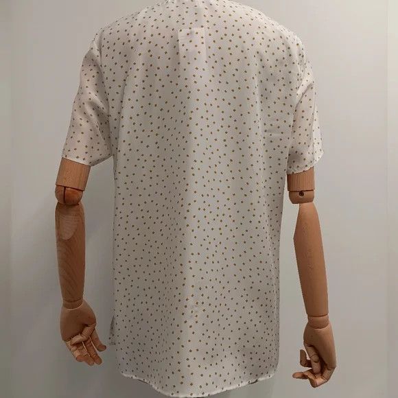 Lafayette 148 LAFAYETTE 148 NEW YORK Meg Silk V-Neck Blouse - Med Size M / US 6-8 / IT 42-44 - 6 Thumbnail