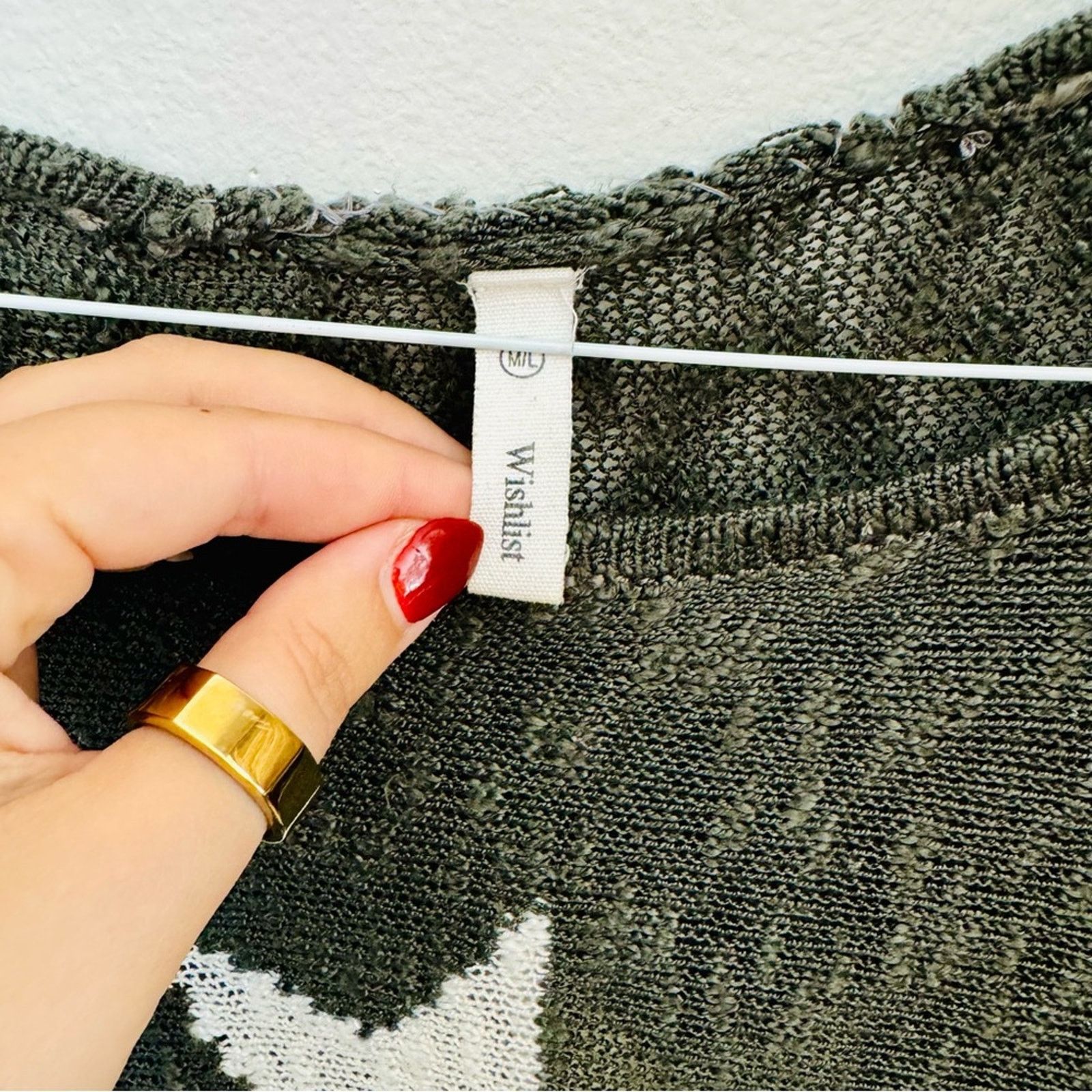 Nordstrom WISHLIST Grey Gray White Stars Bold Chunky Pullover Sweater Size M / US 6-8 / IT 42-44 - 11 Thumbnail