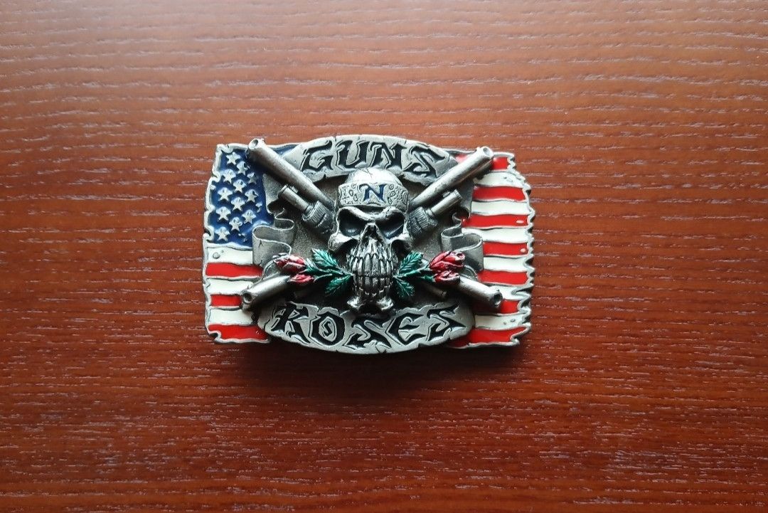 Band Tees Vintage Guns N Roses '94 Brockum Buckle Belt Size ONE SIZE - 1 Thumbnail
