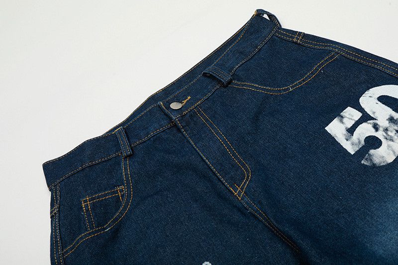 Jean American Vintage Washed & Distressed Straight-Leg Jeans Size US 32 / EU 48 - 3 Thumbnail