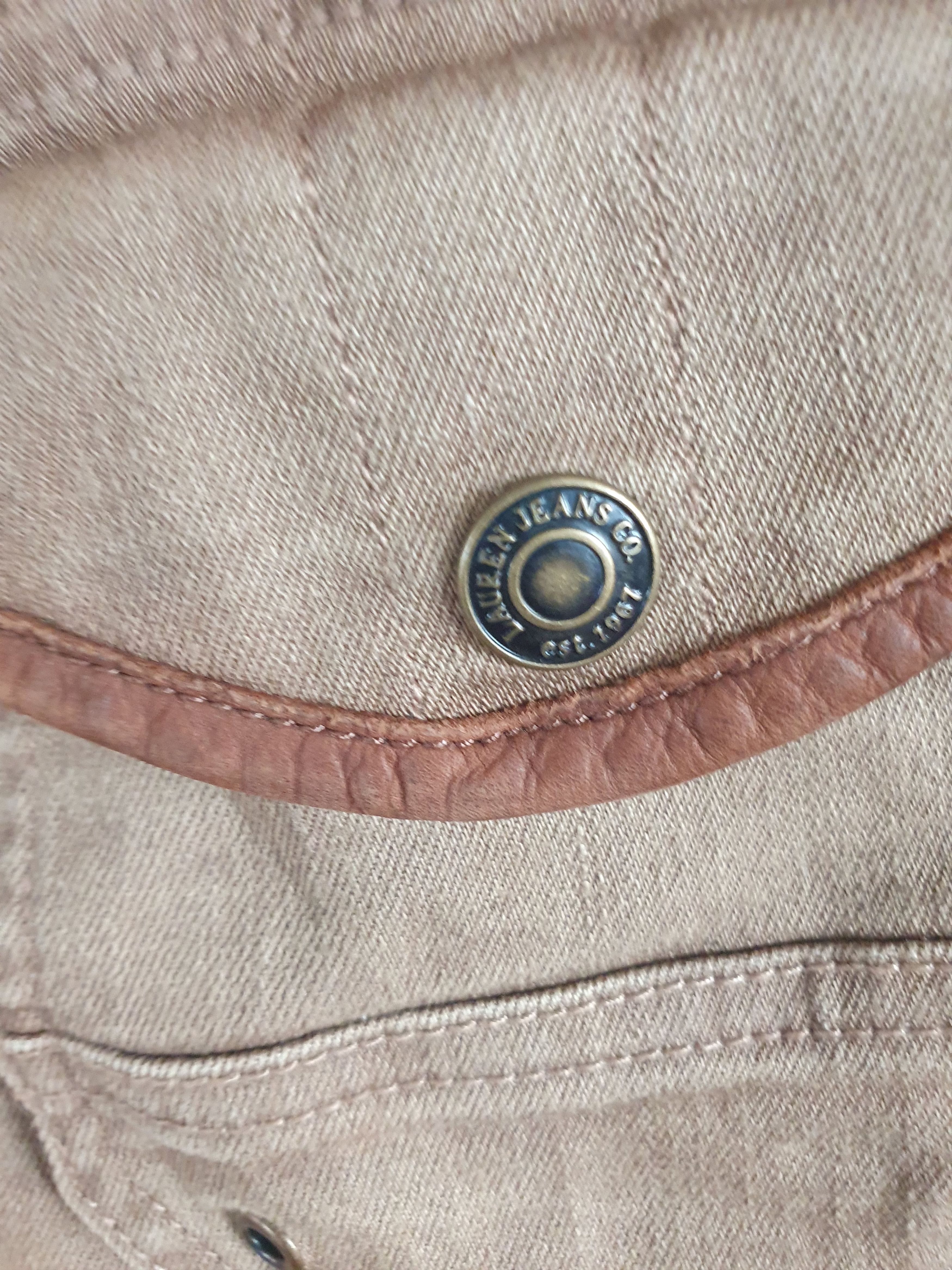 Polo Ralph Lauren Lauren Jeans Co. Ralph Lauren Canvas jacket Leather Trim S Size S / US 4 / IT 40 - 8 Thumbnail