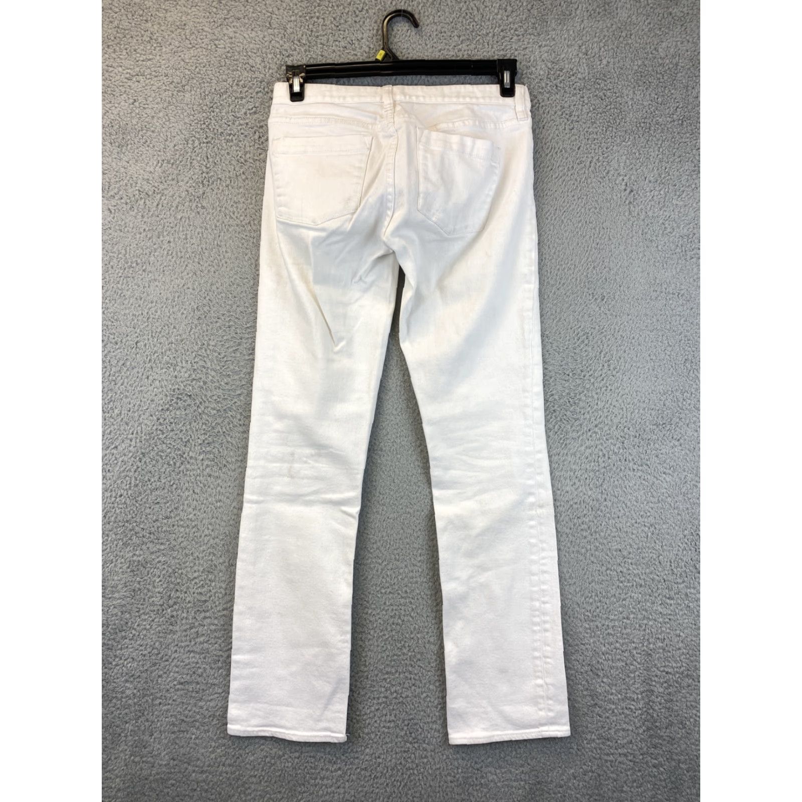 J.Crew J.CREW Match 27R Jeans Women 31 x 30 White Denim Slim Straight Vintage No (if applicable) Size 27" / US 4 / IT 40 - 8 Thumbnail