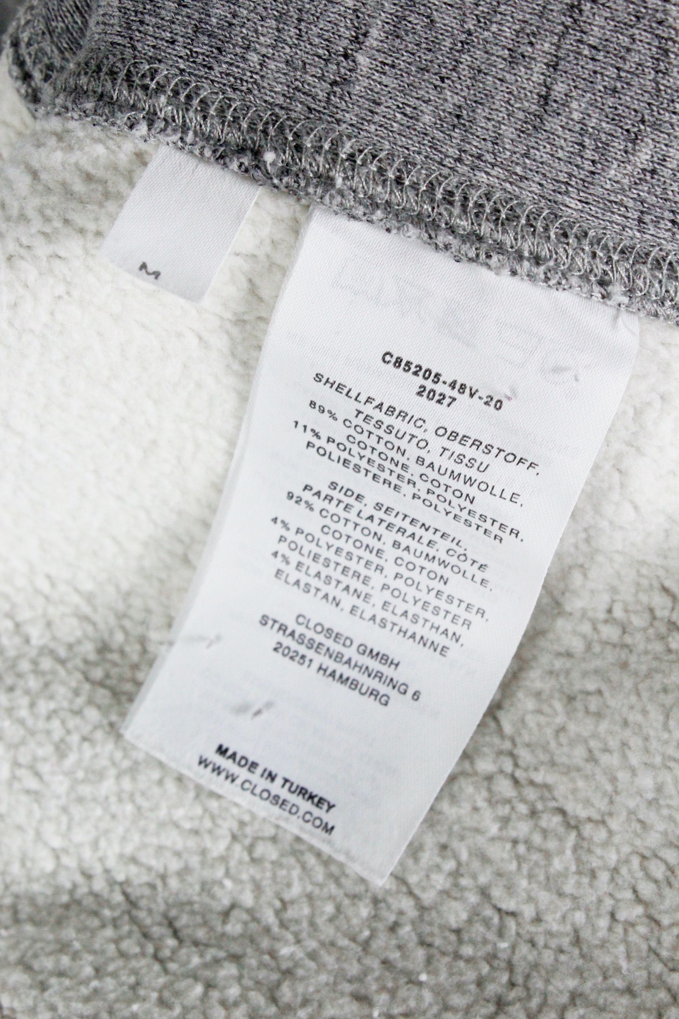 Nigel Cabourn Nigel Cabourn Closed Oversized Grey Melange Crew Sweatshirt Size US M / EU 48-50 / 2 - 8 Thumbnail