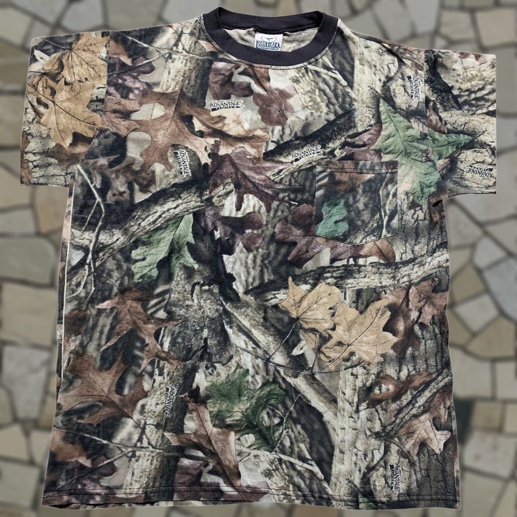 Vintage VINTAGE RedHead Advantage Hardwood Camo Long Sleeve T Shirt Mens L Hunting Shirt Size US L / EU 52-54 / 3 - 1 Thumbnail