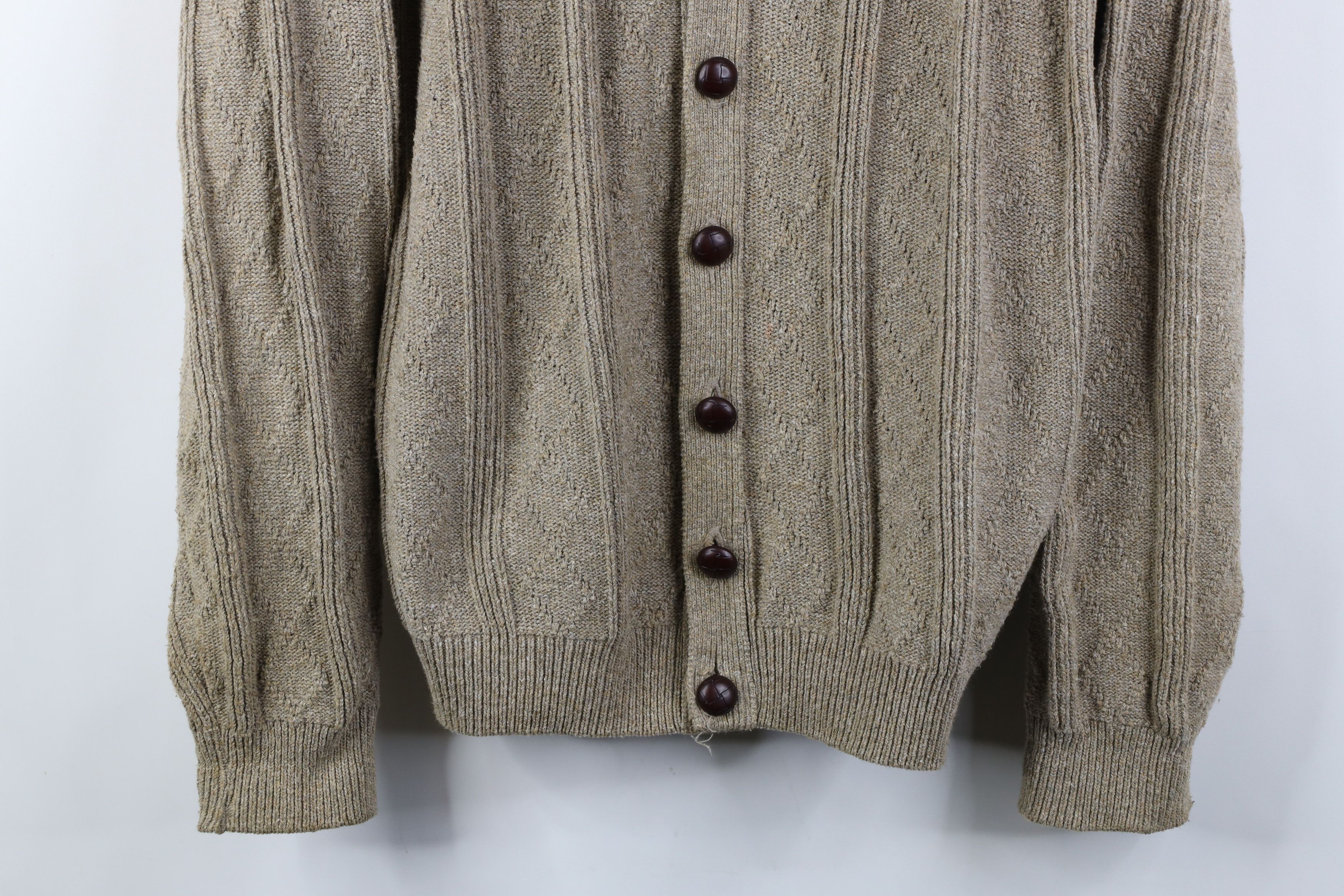 Vintage Vintage 90s Streetwear Knit Fisherman Cardigan Sweater Size US XL / EU 56 / 4 - 3 Thumbnail