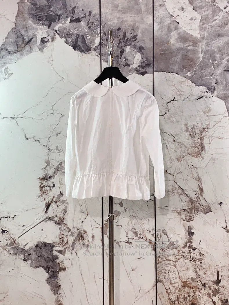 Comme des Garcons Comme Des Garcons White Peter Pan collar shirt Size M / US 6-8 / IT 42-44 - 2 Thumbnail