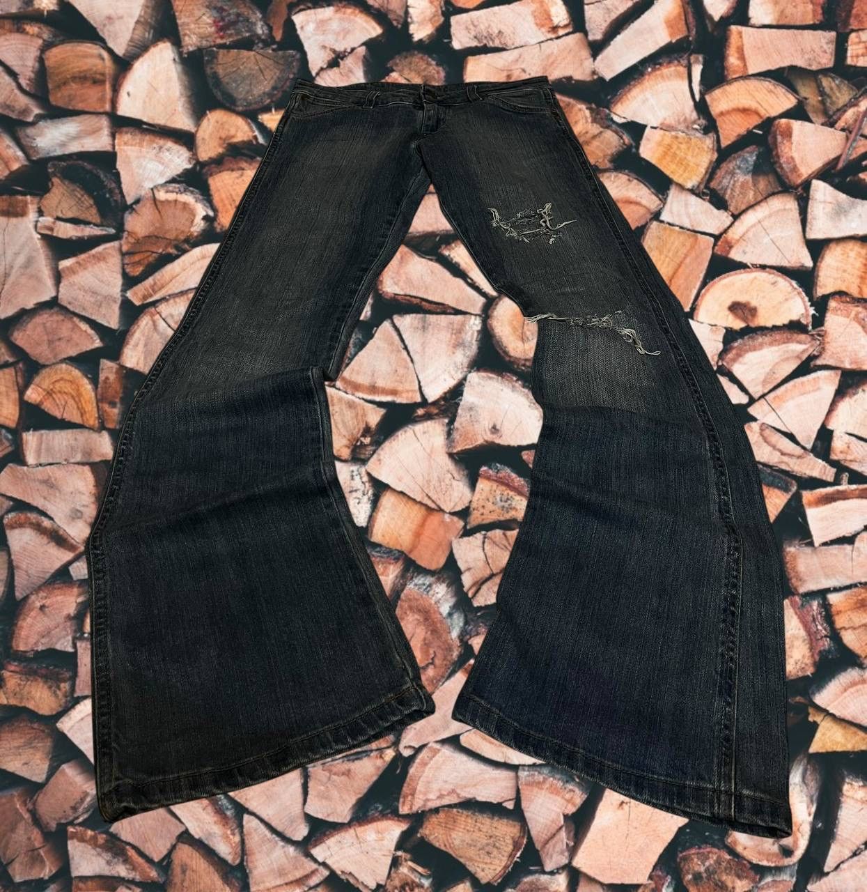Japanese Brand × Vintage IfSixWasNine japanese Y2K Kapital style flared jeans Size US 30 / EU 46 - 1 Thumbnail