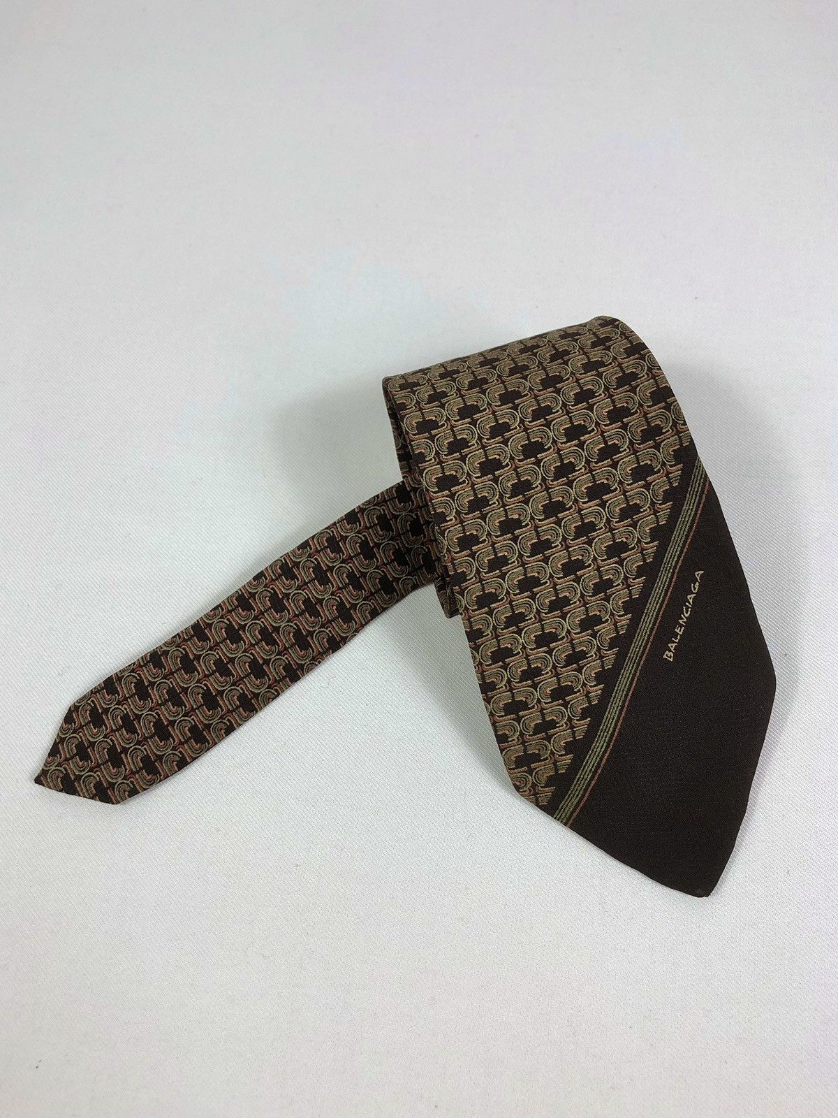 Balenciaga Rare Vintage Balenciaga Silk Tie Made in Italy Size ONE SIZE - 8 Thumbnail