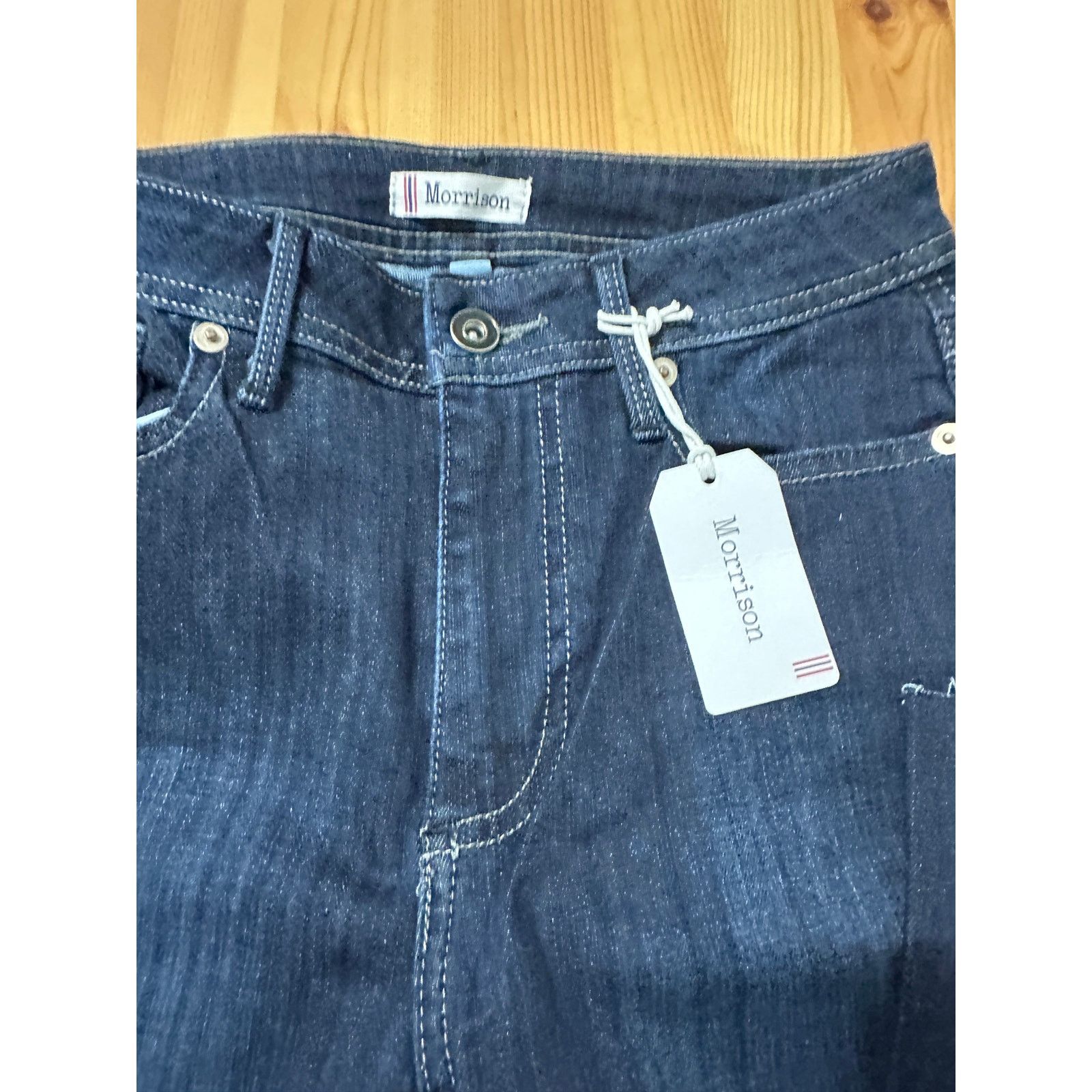 Other NWT Morrison The Starlet Mid Rise Bootcut Jeans Cropped 25 Size 25" / US 0 / IT 36 - 6 Thumbnail