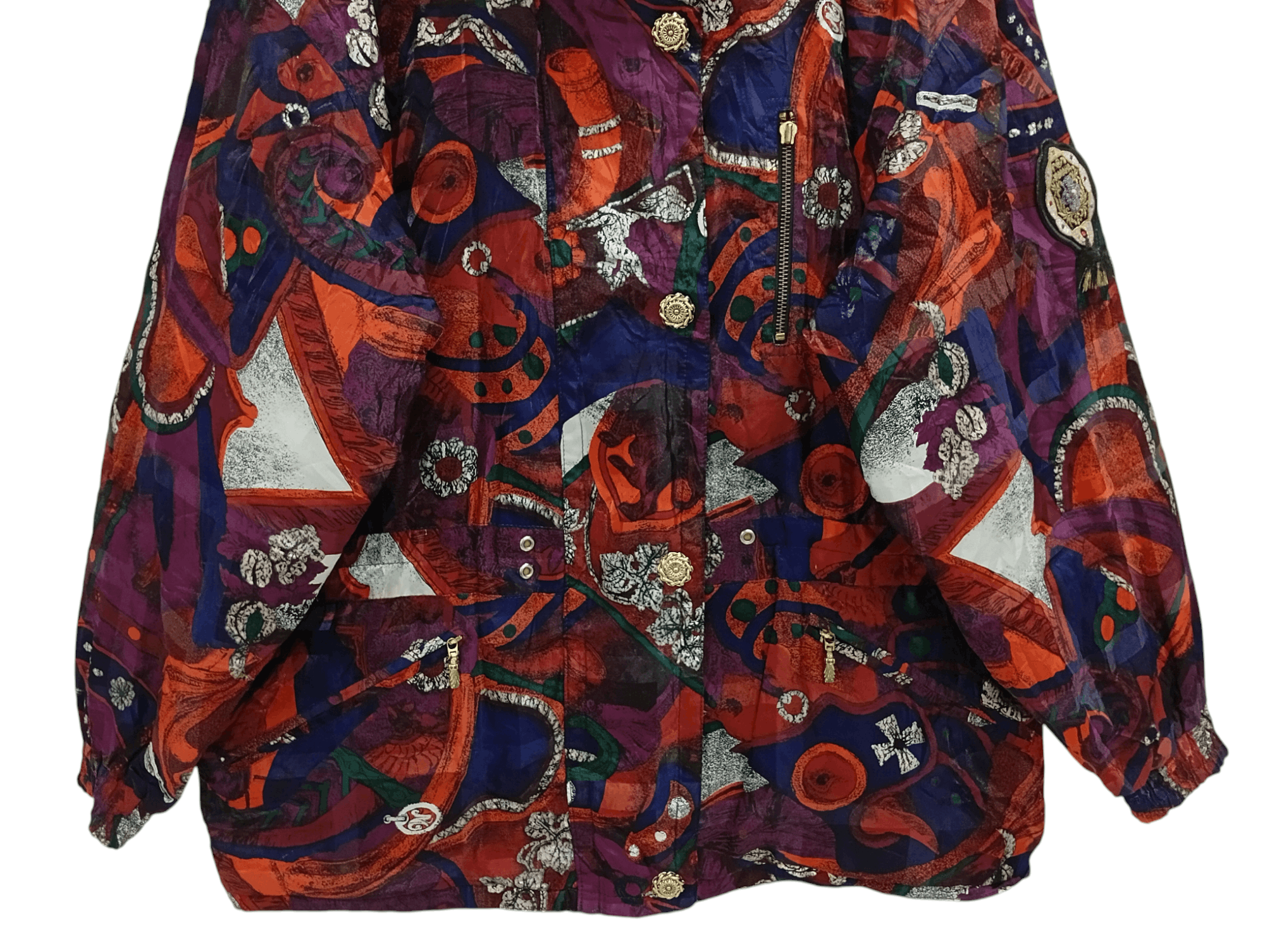 Vintage × Yamaha 🔥🔥Vintage Yamaha Ladies Full Print Jacket Size XL / US 12-14 / IT 48-50 - 14 Thumbnail