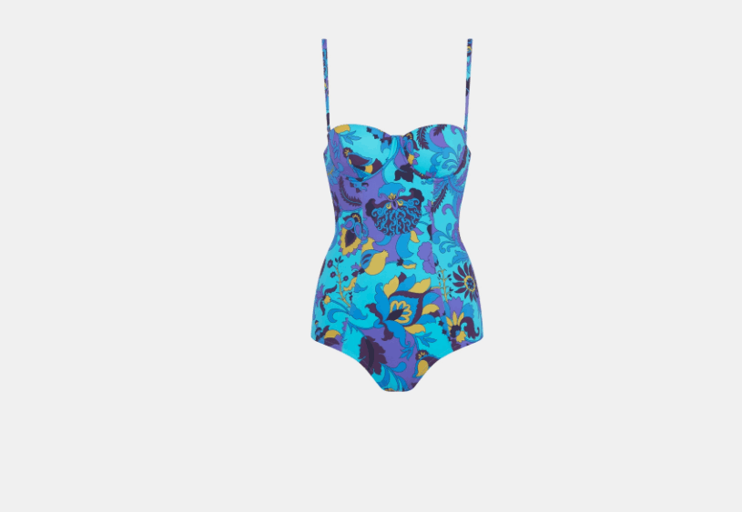 o1w1db10525 34BS03 One-Piece Swimsuit in Multicolor