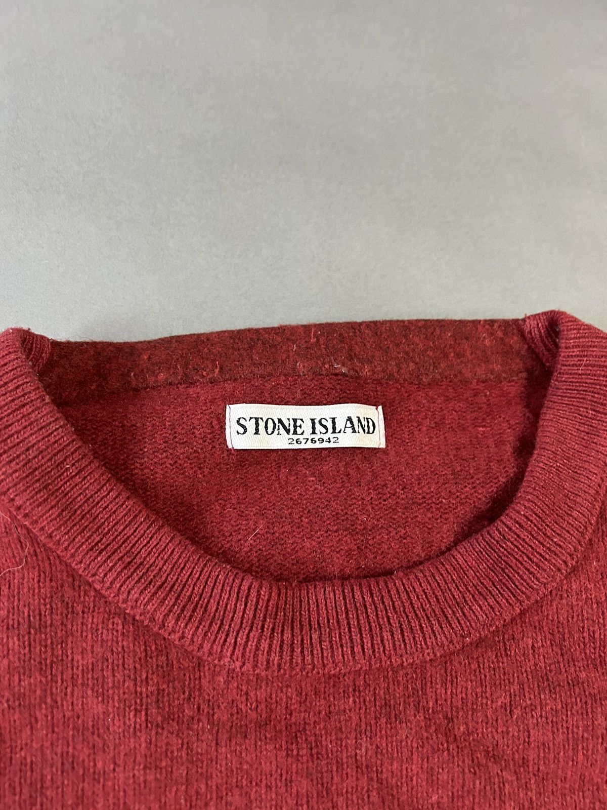 Stone Island Stone island red sweater vintage knit AW 2011 Size US XXL / EU 58 / 5 - 2 Thumbnail