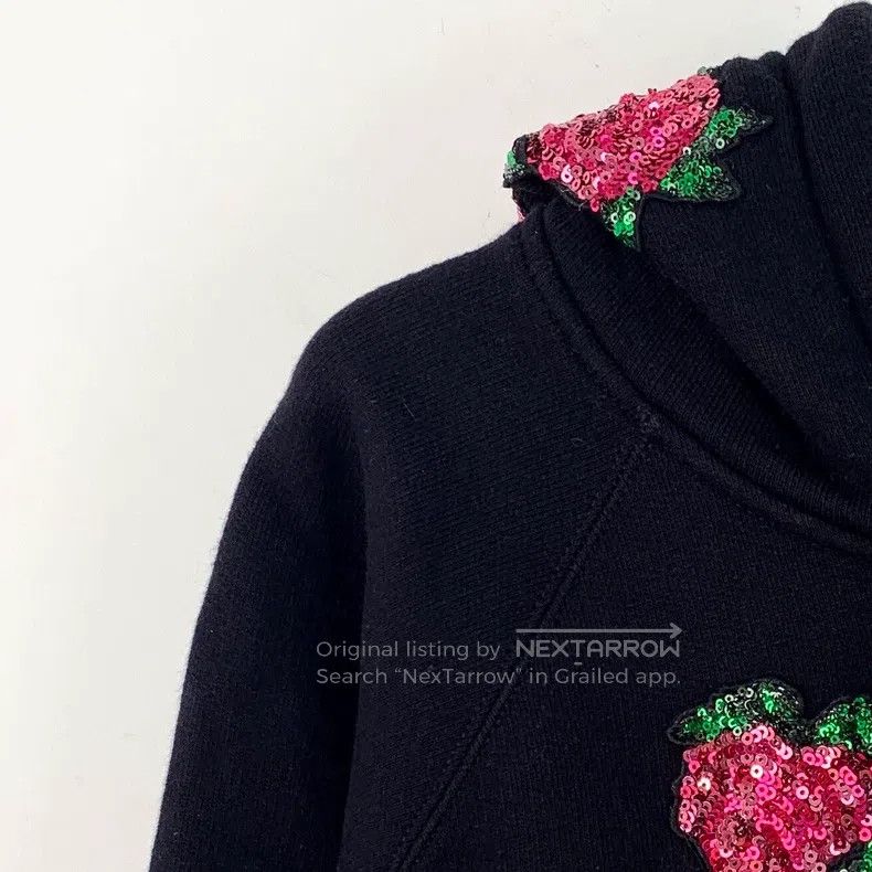 Gucci gucci Black flower tiger sequin cotton hooded long-sleeved Size US XS / EU 42 / 0 - 3 Thumbnail