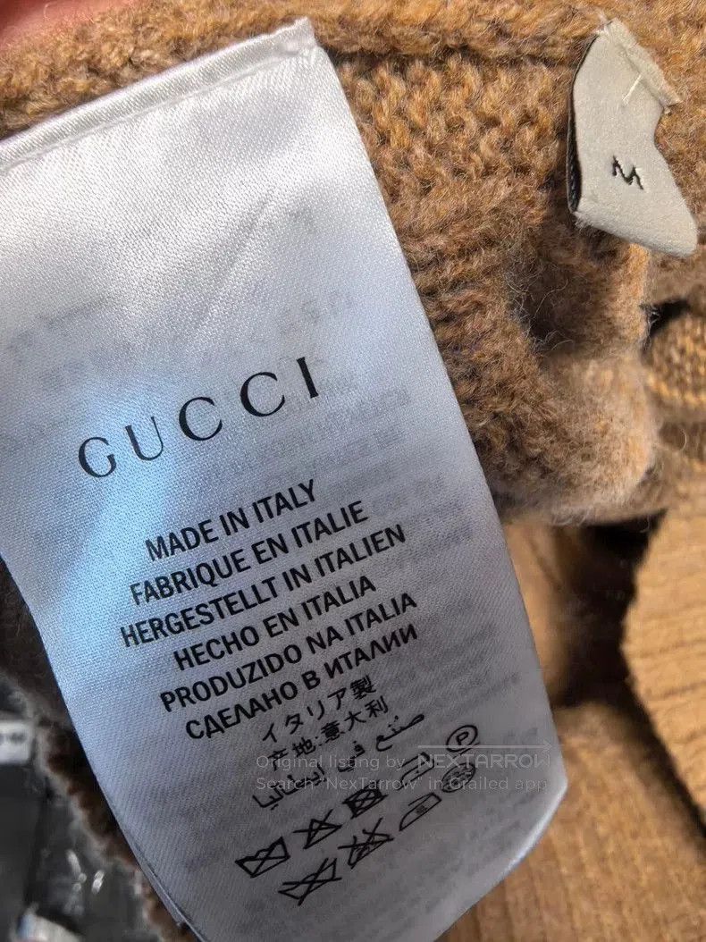Gucci Gucci Fox Fur Collar Long Sweater M. Size US M / EU 48-50 / 2 - 6 Thumbnail