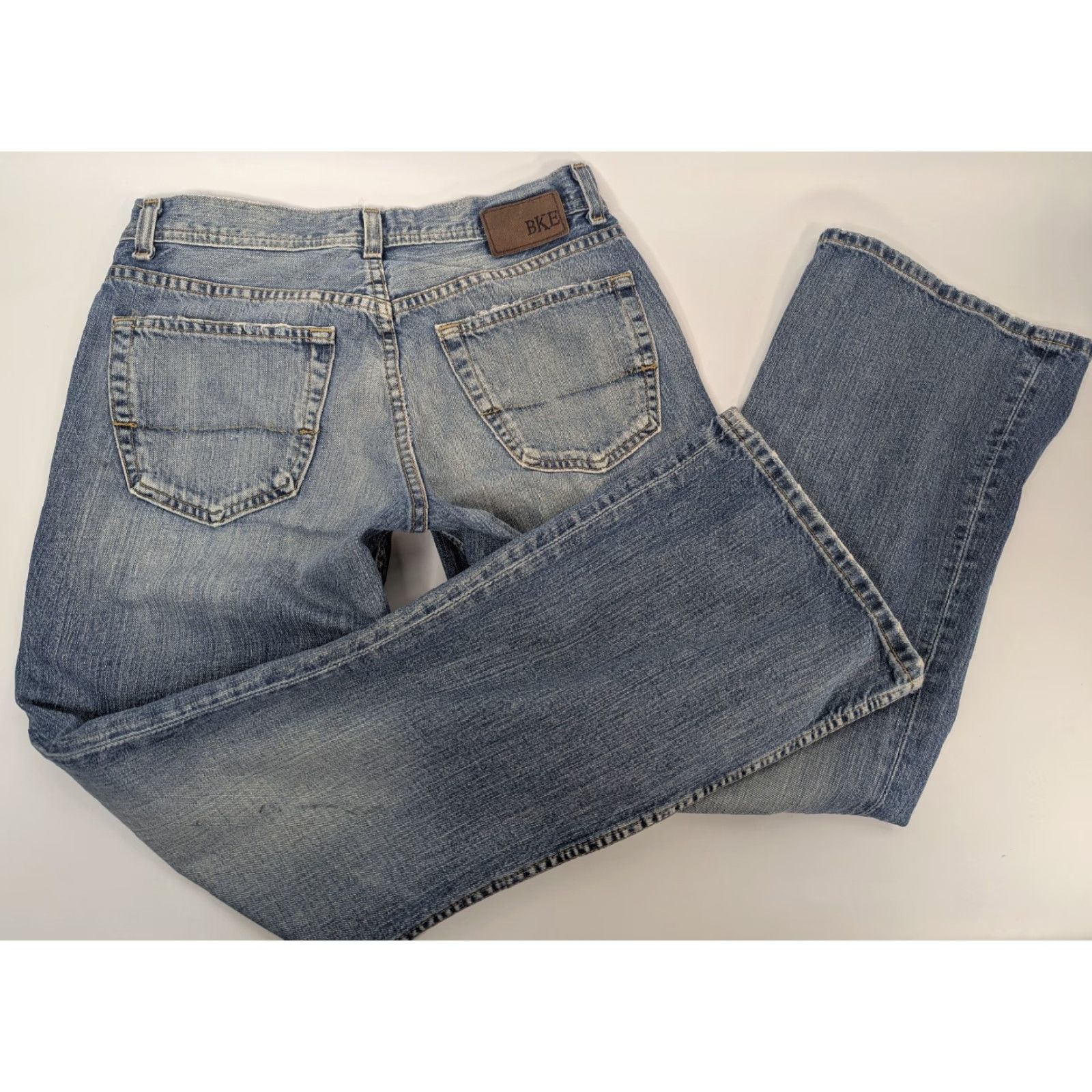 Vintage VINTAGE Buckle Jeans Womens 30x30 Bootcut Flares Mid Rise Blue Denim Cotton Blend, Cotton Advanced Search: Buckle Bke Jeans, Bootcut, Mid Rise, Flared Size 30" / US 8 / IT 44 - 2 Thumbnail