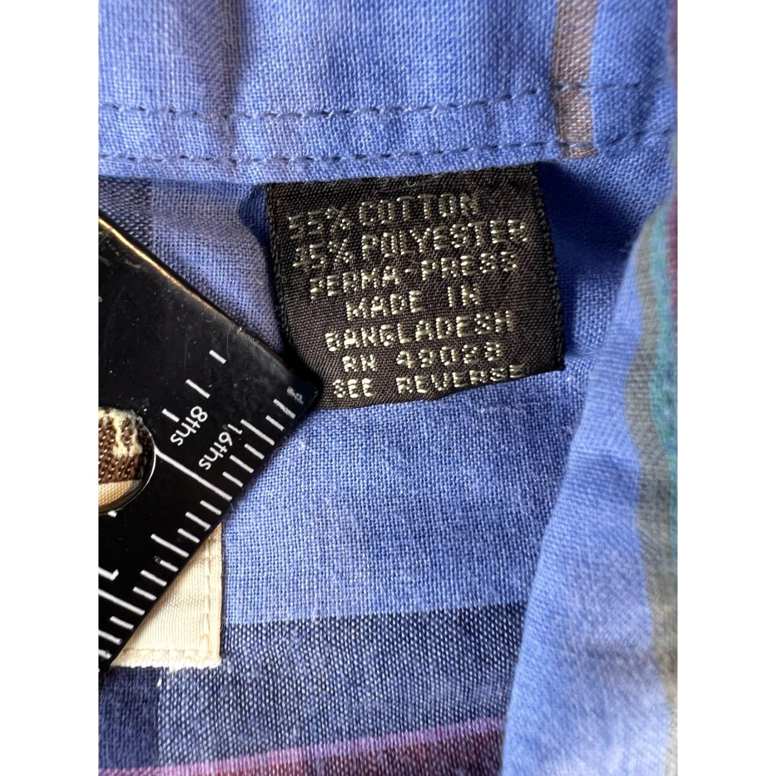 Vintage VINTAGE Authentic Western Youngblood Plaid Shirt Mens L Blue Pearl Snap Cowboy Shirt Size US L / EU 52-54 / 3 - 5 Thumbnail