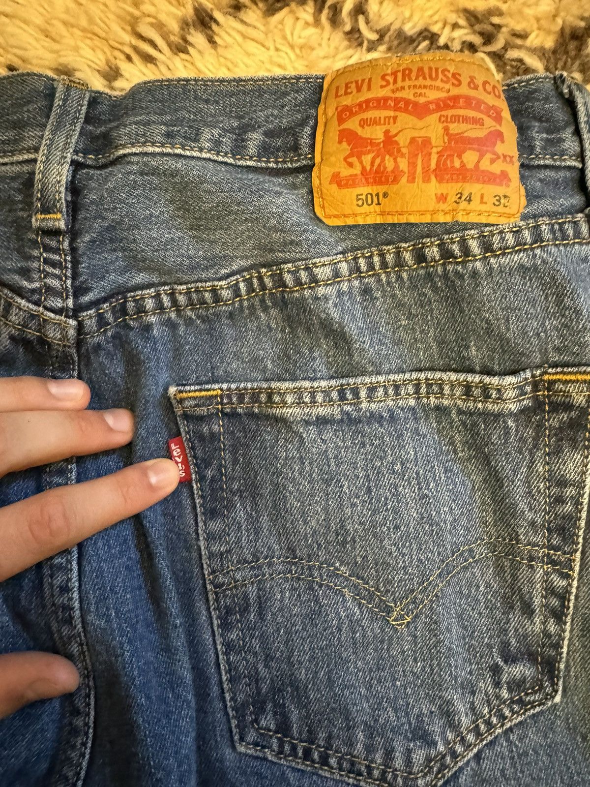 Levi's × Levi's Vintage Clothing × Vintage Levi’s jeans Size US 34 / EU 50 - 4 Thumbnail