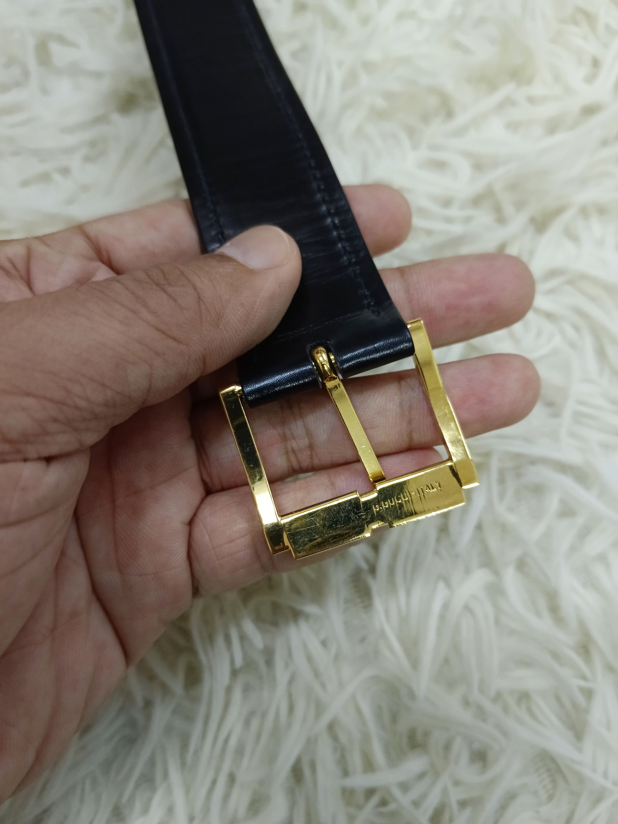 Gucci GUCCI LEATHER MADE IN ITALY 70-28 Size ONE SIZE - 3 Thumbnail