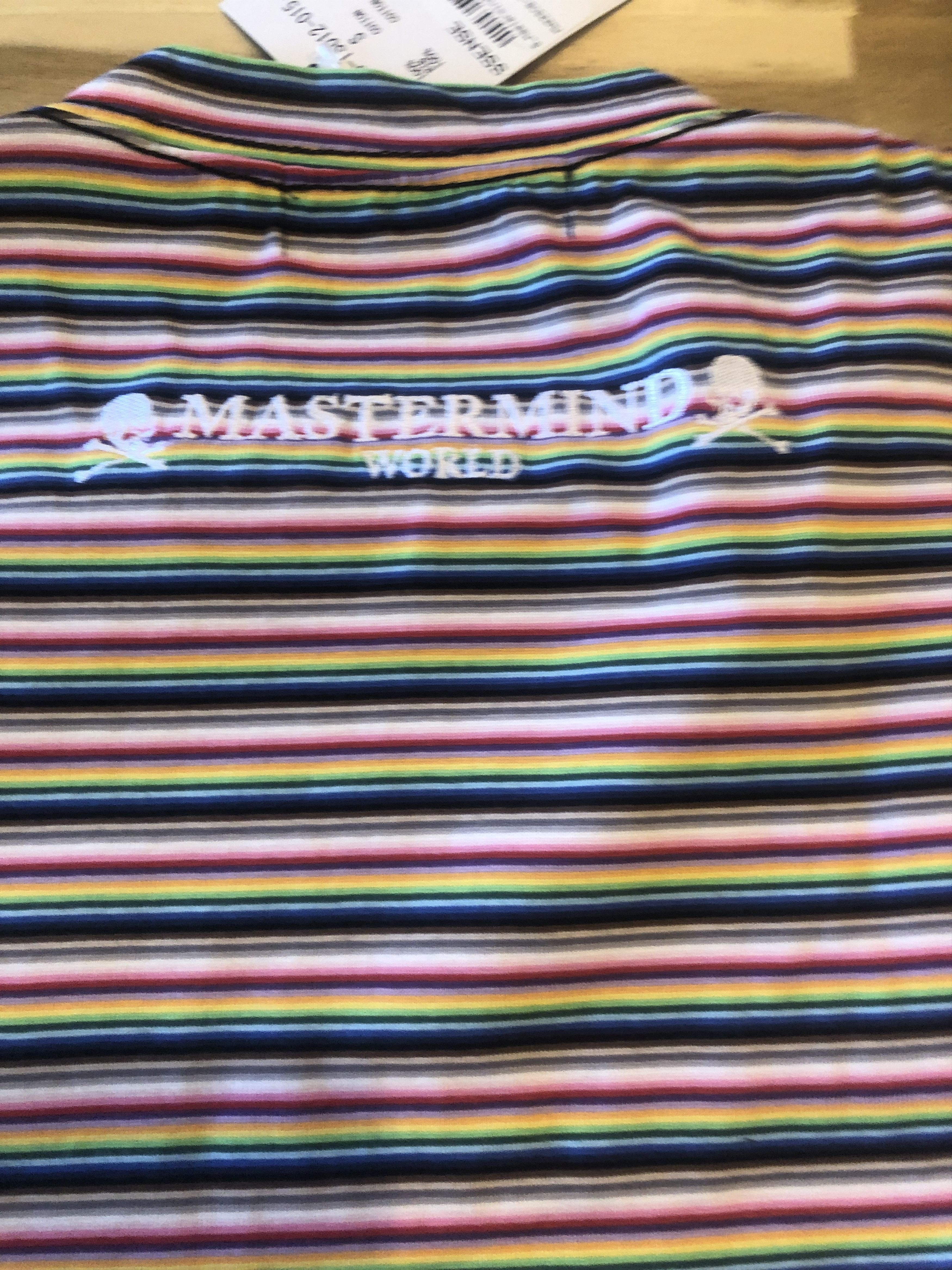 Mastermind World Multi Color Striped RARE Mastermind World T Small Size US S / EU 44-46 / 1 - 2 Thumbnail