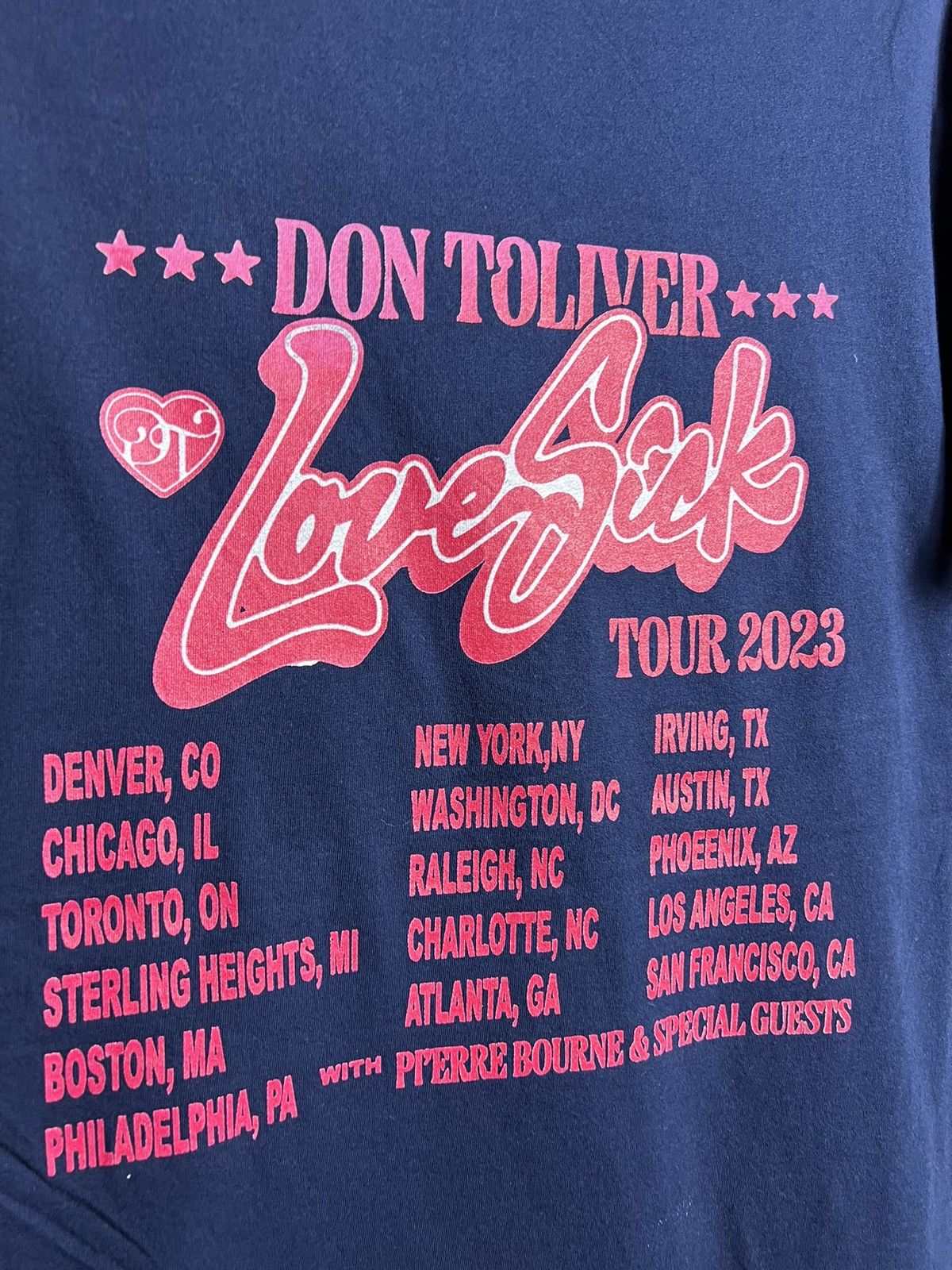 Band Tees × Rap Tees Don Toliver Lovesick Tour Tee Size US M / EU 48-50 / 2 - 6 Thumbnail