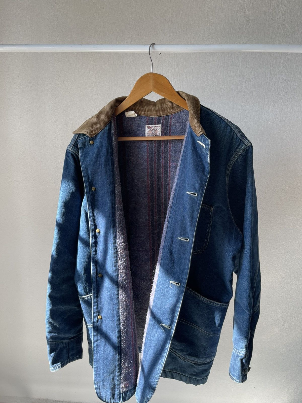 Sugar Cane × Toyo Enterprises 90s Sugar Cane Sanforized Chore Jacket Size US XL / EU 56 / 4 - 8 Thumbnail