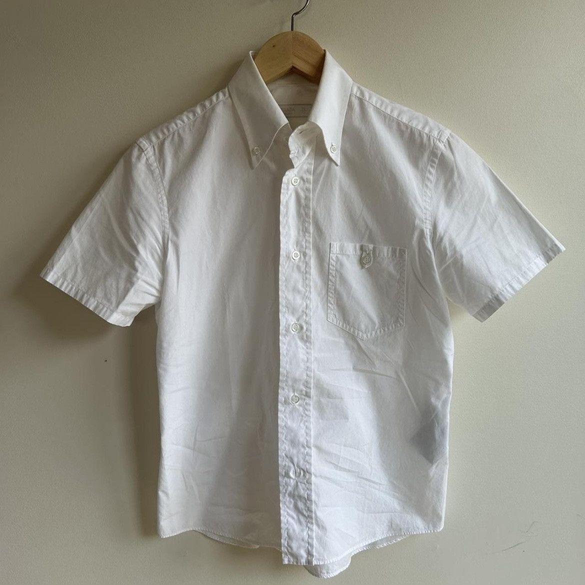 Prada Prada Short Sleeve Button Up Size US S / EU 44-46 / 1 - 1 Thumbnail