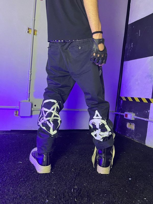 Japanese Brand Goth Oversize Baggy Punk Streetwear Hip Hop Pants Custom Size US 34 / EU 50 - 1 Thumbnail