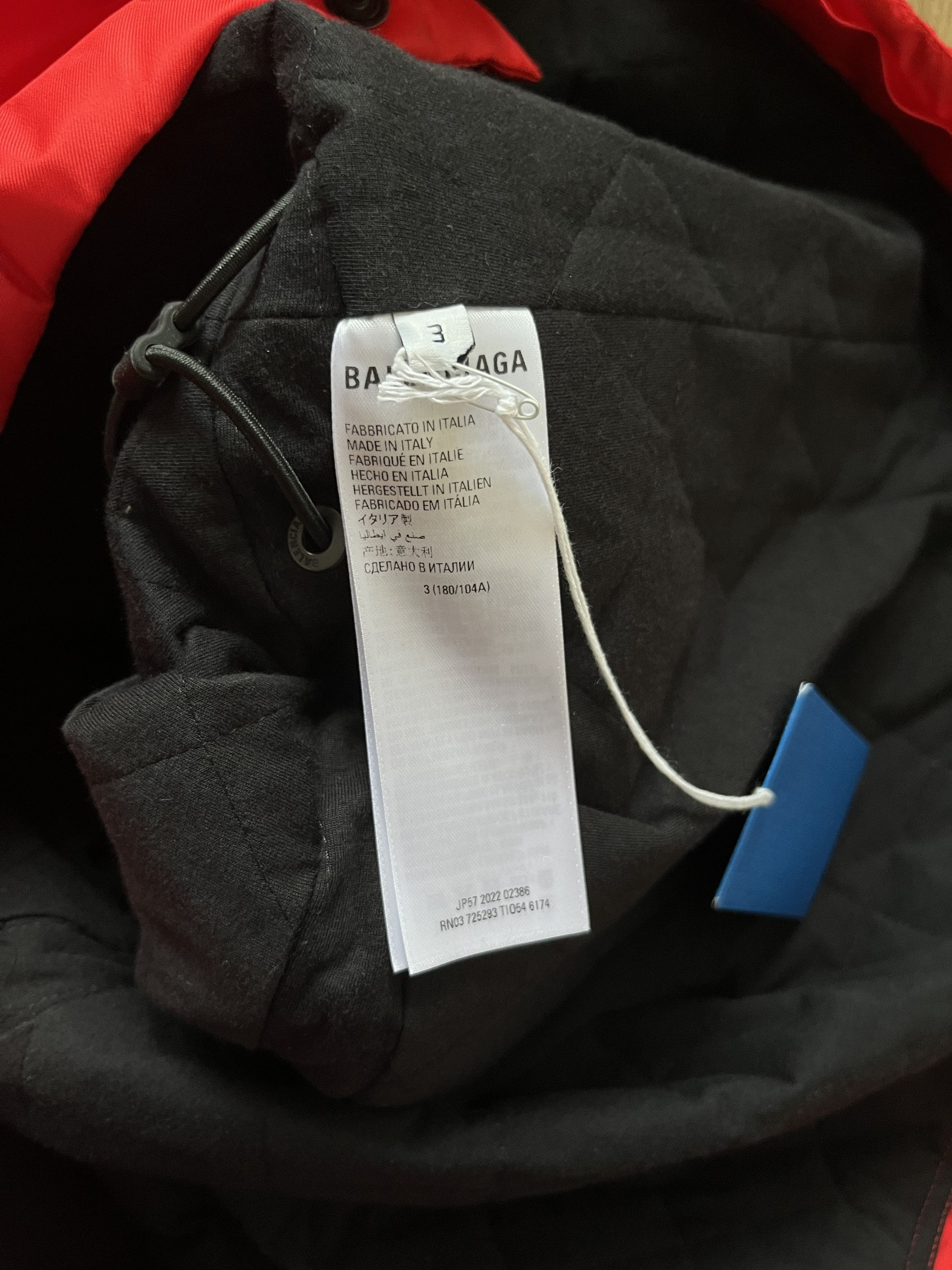 Adidas × Balenciaga Balenciaga Adidas red detachable parka Size US L / EU 52-54 / 3 - 9 Thumbnail