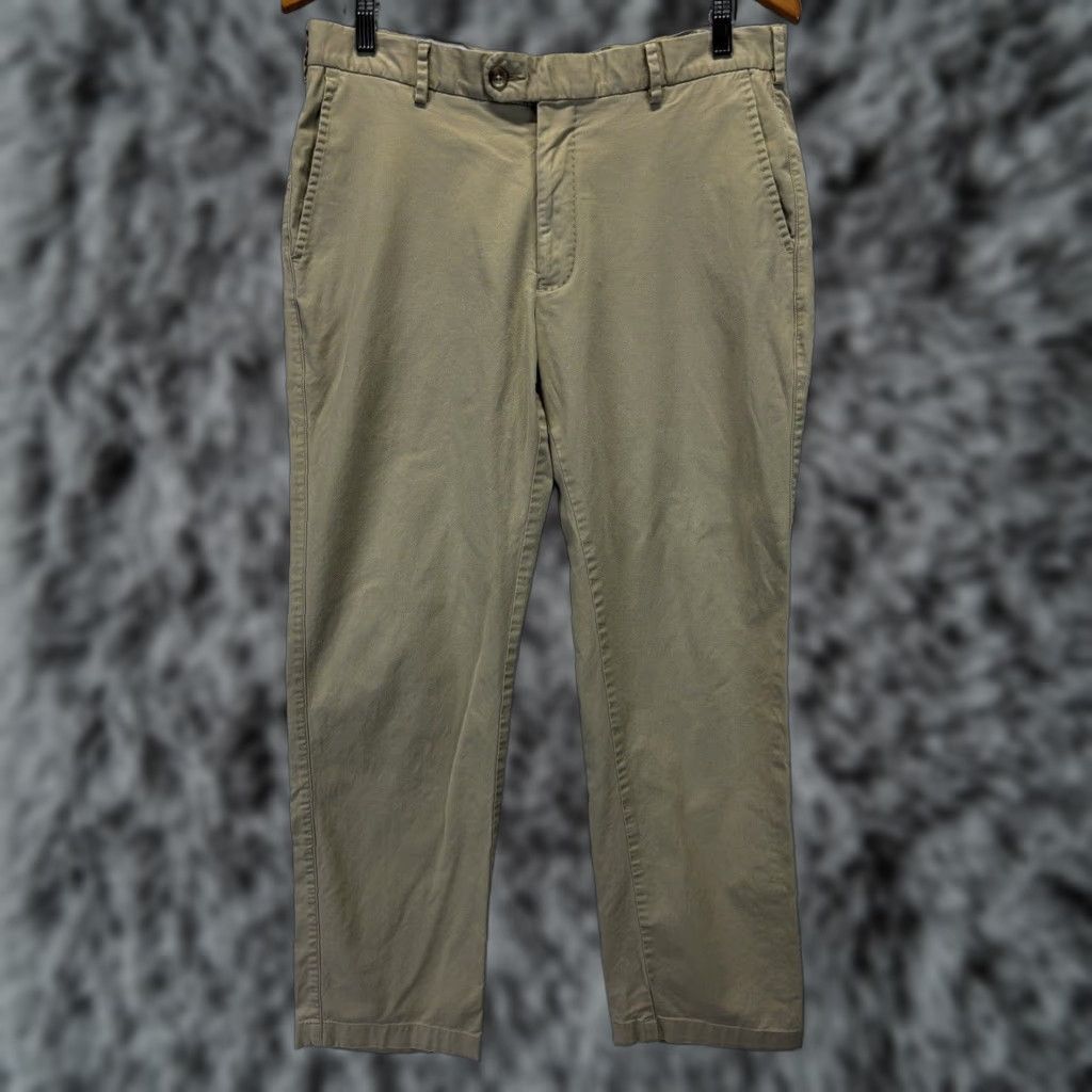 Peter Millar Men’s Peter Millar Chino Pants 34x28 GUC Pima Cotton Flat Front Golf Preppy Tan Size US 34 / EU 50 - 1 Thumbnail