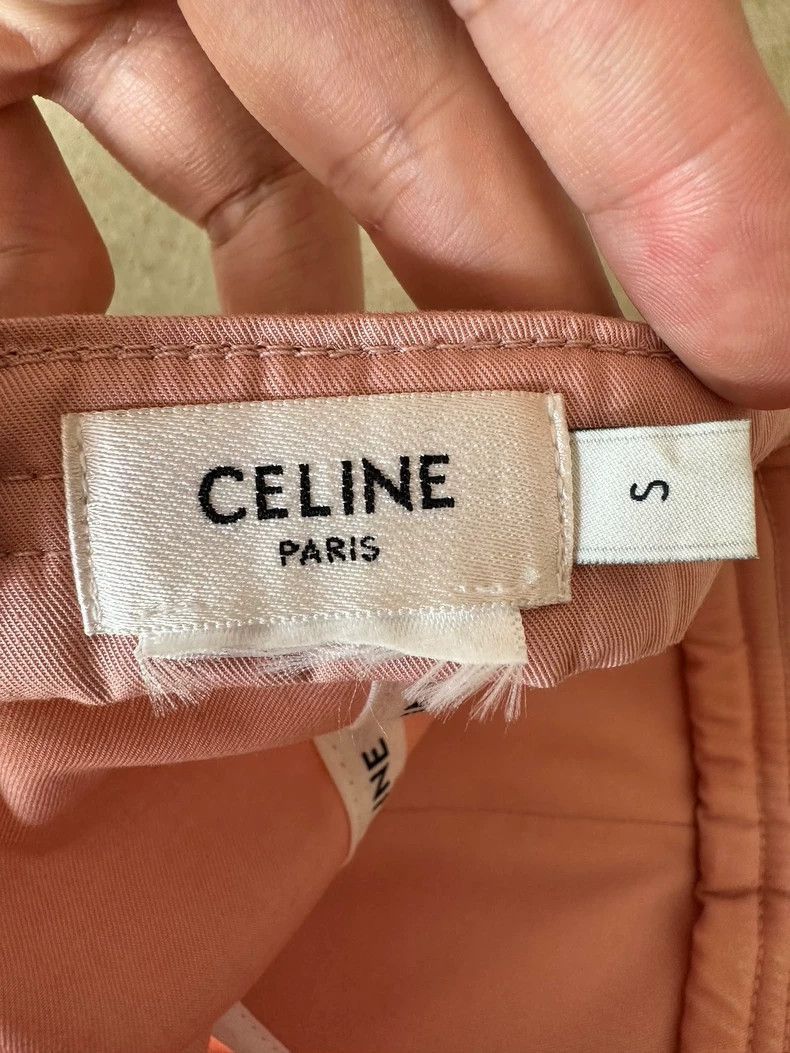 Celine Pink Embroidered Baseball Cap Size ONE SIZE - 6 Thumbnail