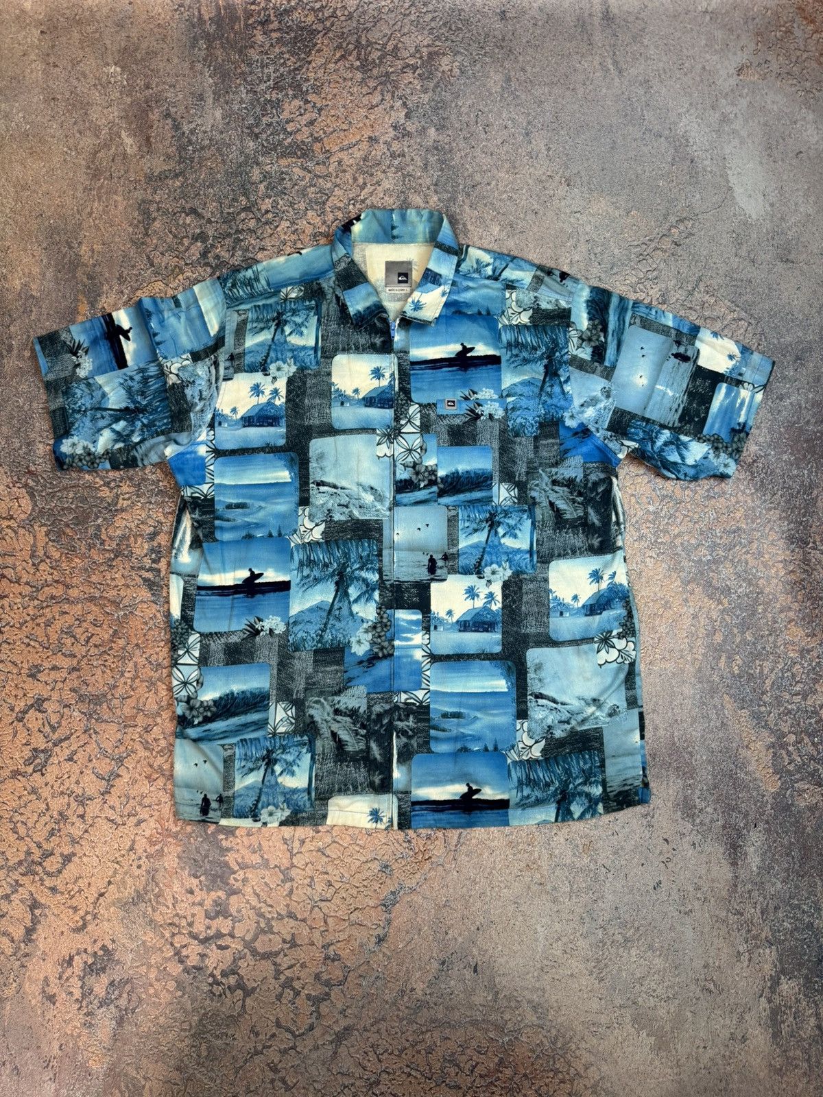 Quiksilver Y2K Vintage Quiksilver Button-Up Shirt Mens L Blue Shirt Size US L / EU 52-54 / 3 - 1 Thumbnail