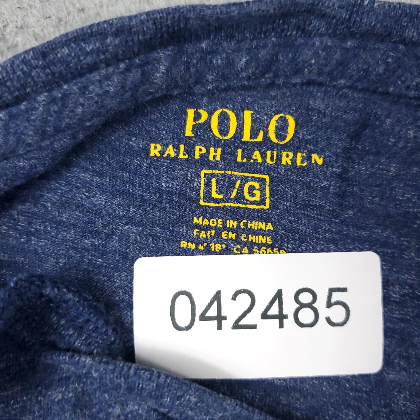 Ralph Lauren Ralph Lauren T-Shirt Mens Large Blue Casual Short Sleeve Crew Neck Classic Sports Size US L / EU 52-54 / 3 - 7 Thumbnail