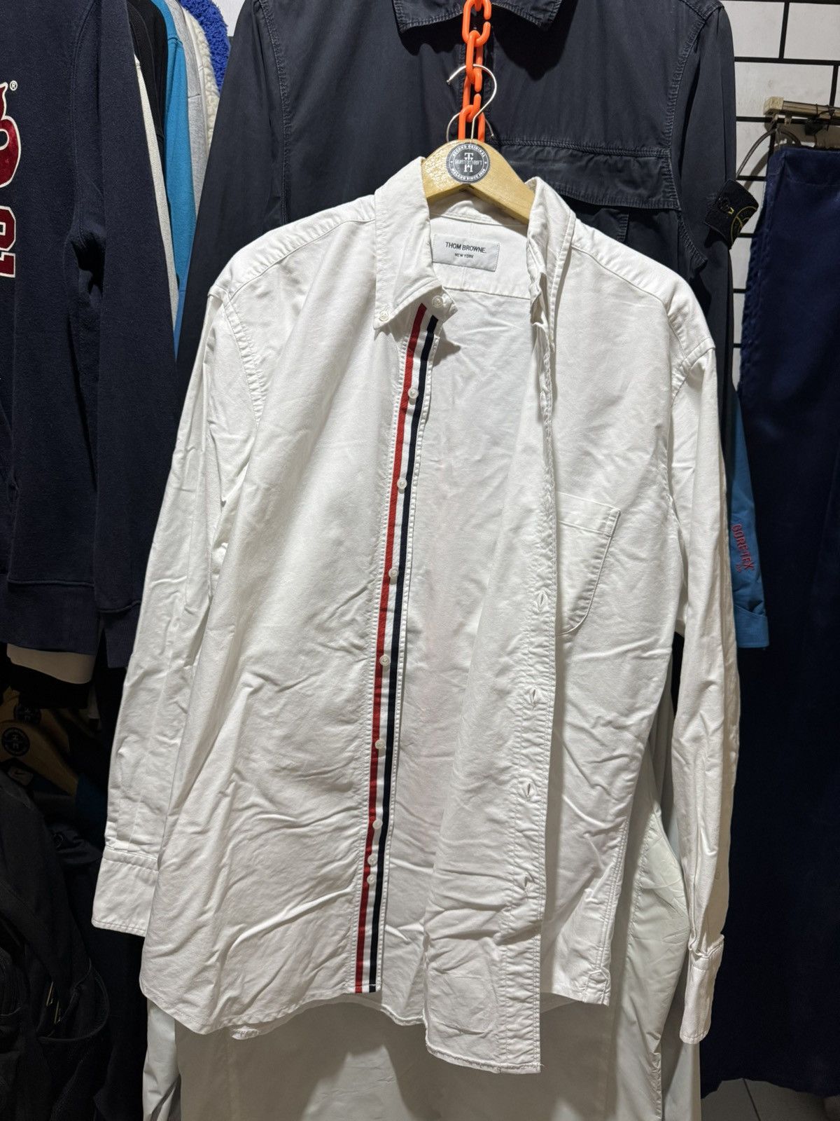 Thom Browne Thom Browne Classic Oxford Shirt Size US XL / EU 56 / 4 - 1 Thumbnail