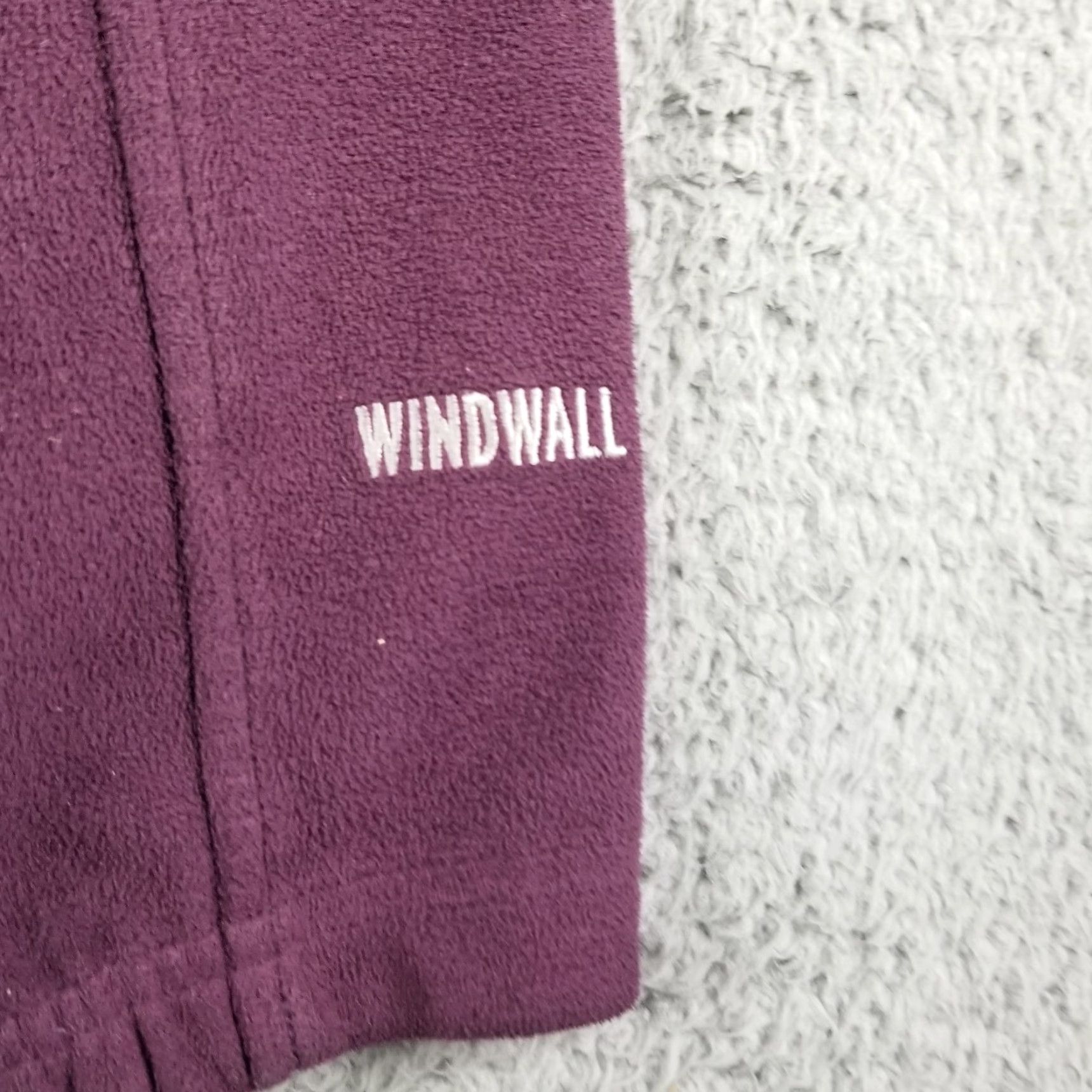 The North Face The North Face Windwall Jacket Women Small Eggplant Purple Zip Coat 18X24 Size S / US 4 / IT 40 - 2 Thumbnail