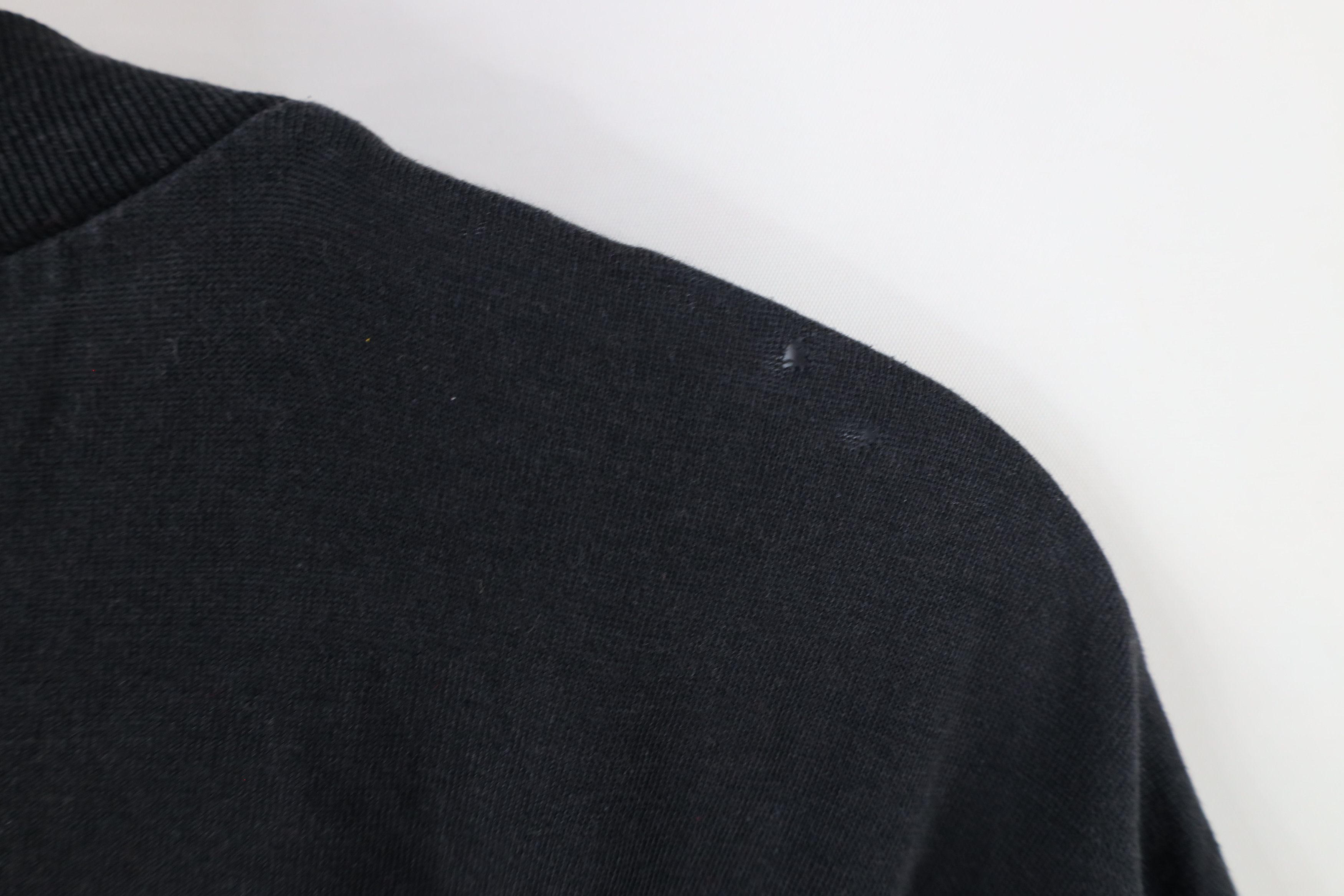Vintage Vintage 90s Streetwear Blank Thin Short Sleeve T-Shirt Black Size US XL / EU 56 / 4 - 10 Thumbnail