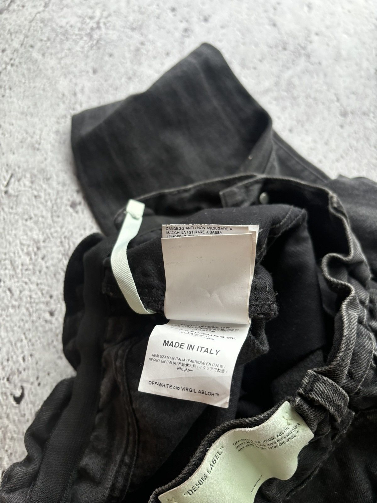 Off-White Off-white Black Denim Size US 29 - 12 Thumbnail