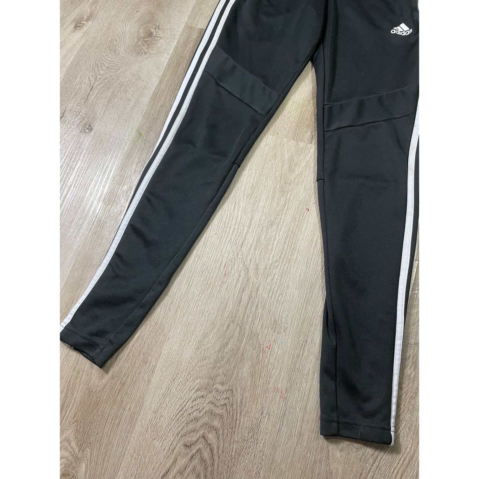 Adidas Adidas Women’s Black 3-Stripes Track Pants XS Tapered Size 26" / US 2 / IT 38 - 4 Thumbnail