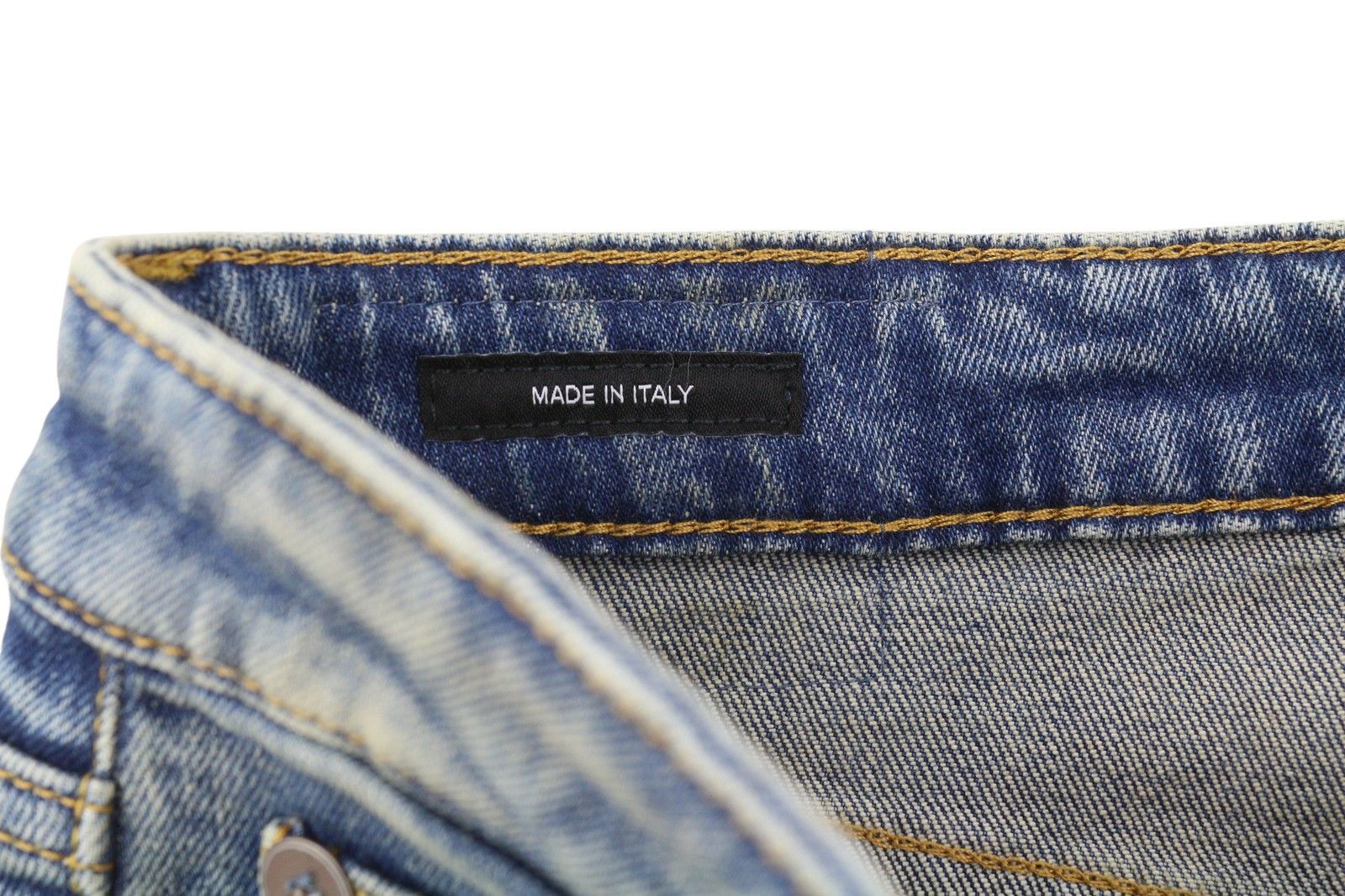 R13 KICK FIT 26 Kelly Stretch Flared Cropped Faded Denim 86232 Size 26" / US 2 / IT 38 - 7 Thumbnail