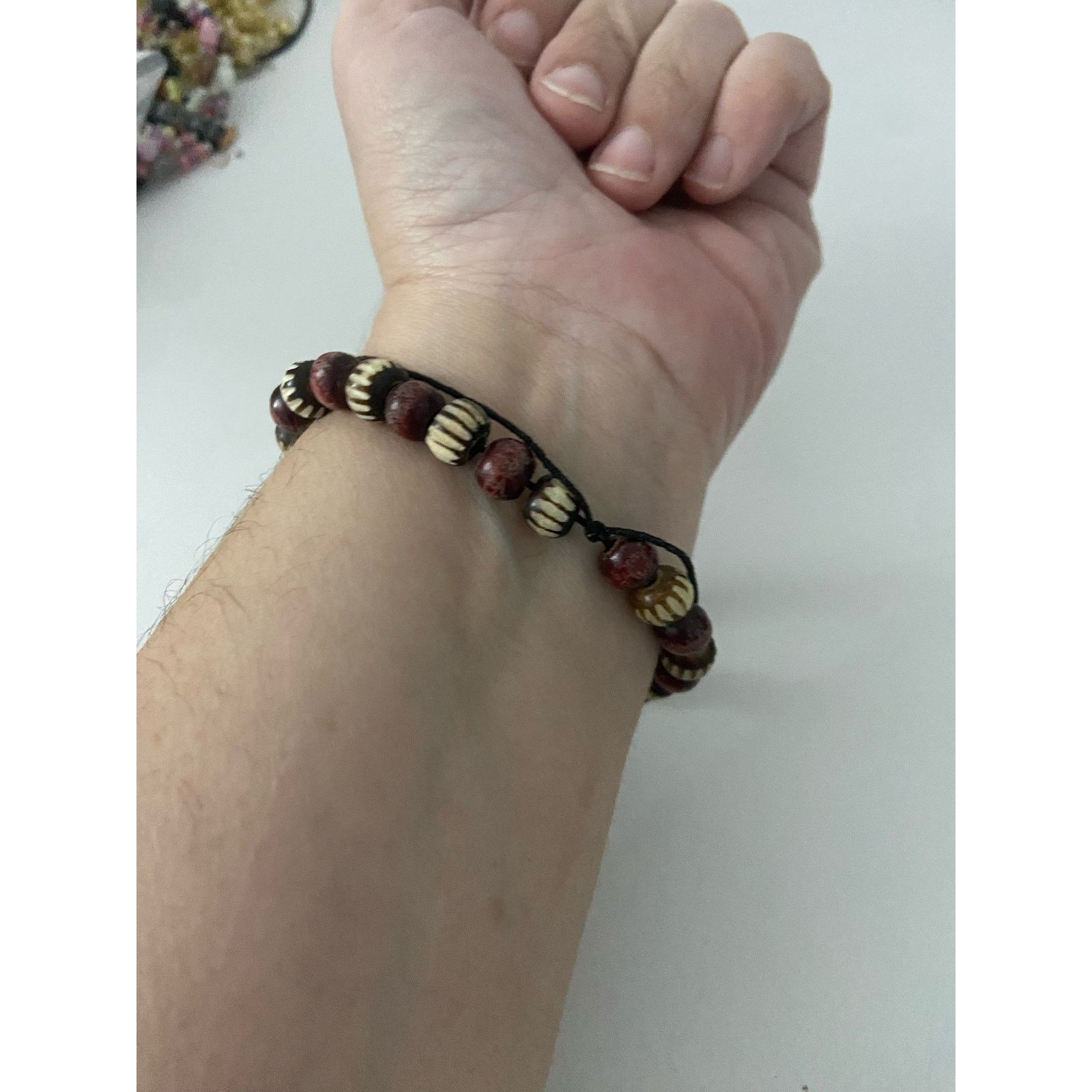 Handmade Handmade wooden bead bracelet Size ONE SIZE - 2 Thumbnail