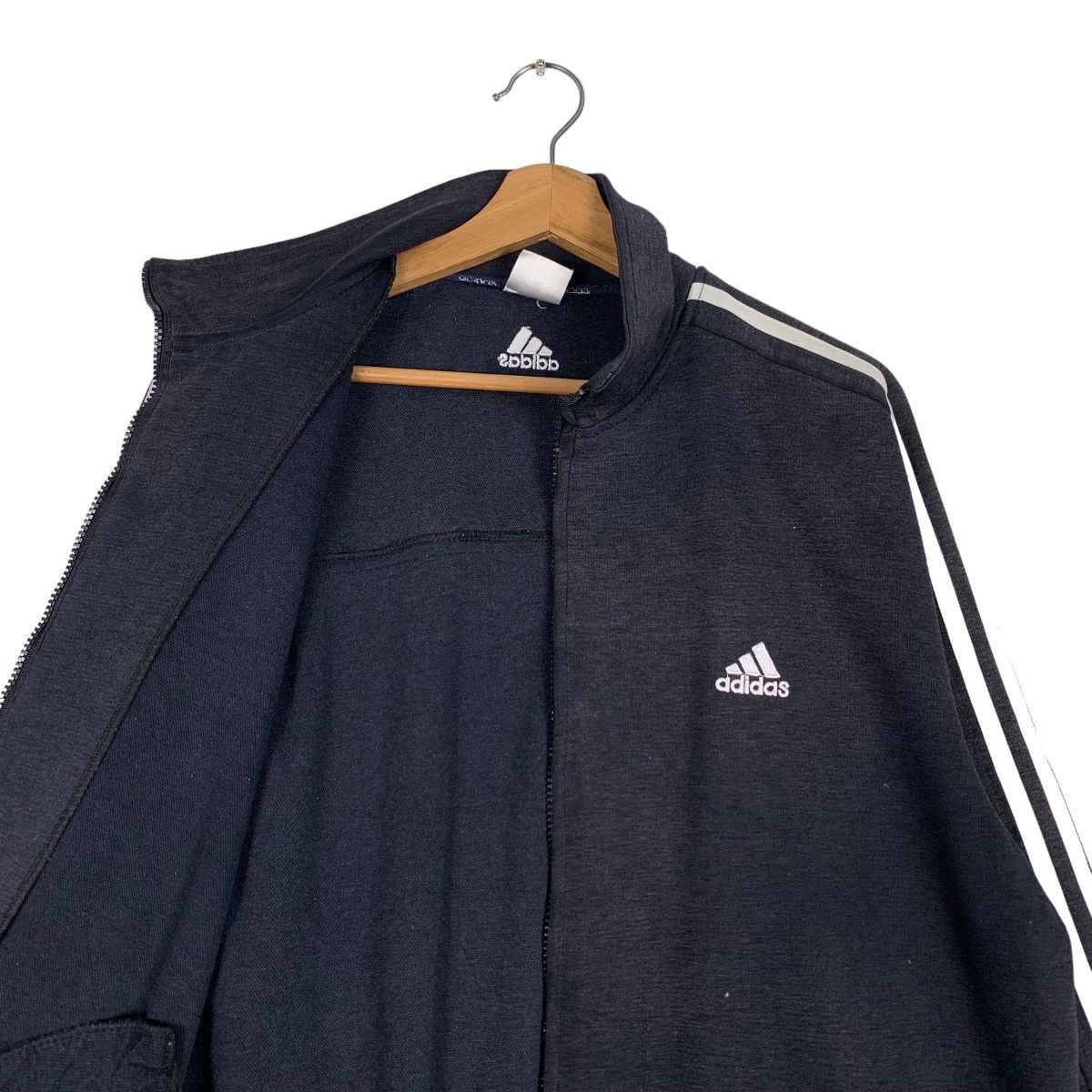 Adidas ADIDAS Embroidery Small Logo Track Top Sweater #0566-C26 Size US XXL / EU 58 / 5 - 11 Thumbnail