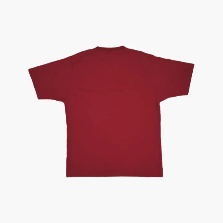 Balenciaga Balenciaga Balenciaga Logo Print Loose Red TShirt -2507 Size US S / EU 44-46 / 1 - 2 Thumbnail