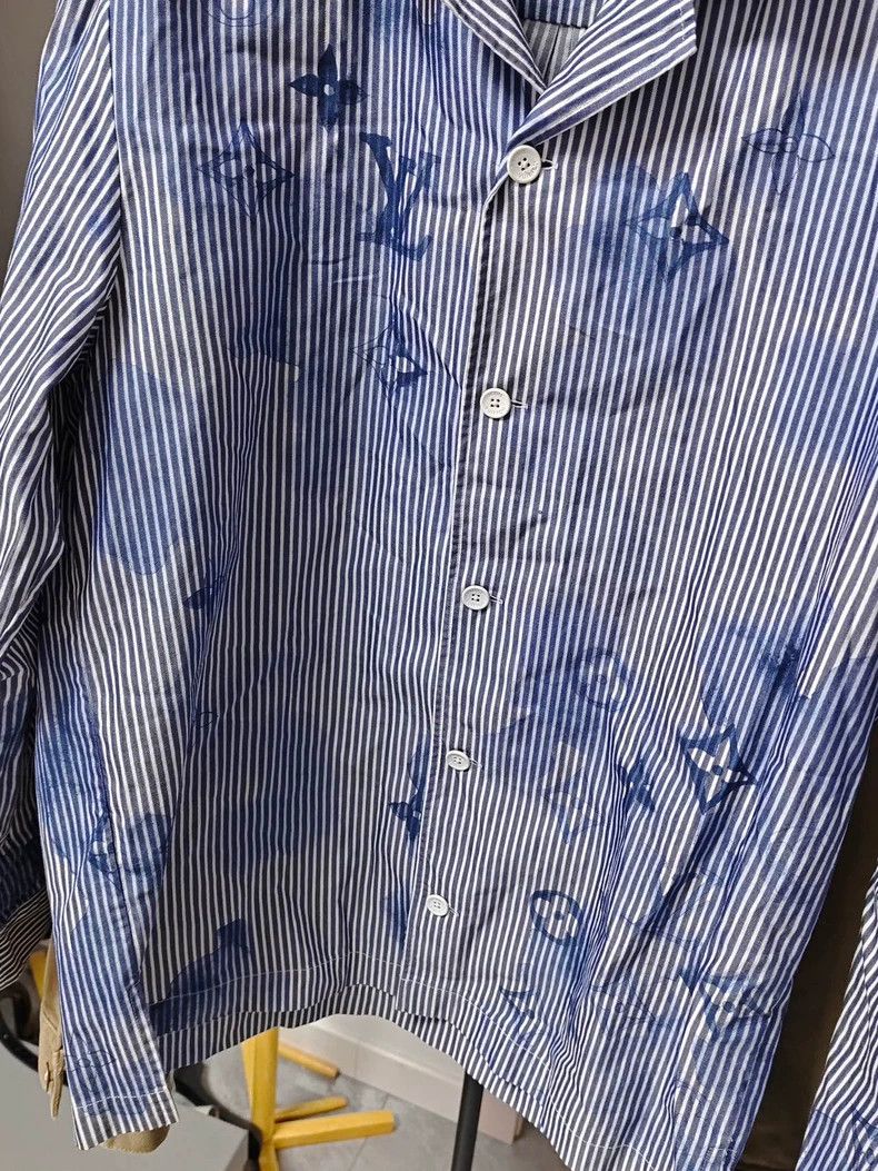 Louis Vuitton Louis Vuitton Ink striped denim shirt 2503-Nextarrow Size US S / EU 44-46 / 1 - 3 Thumbnail
