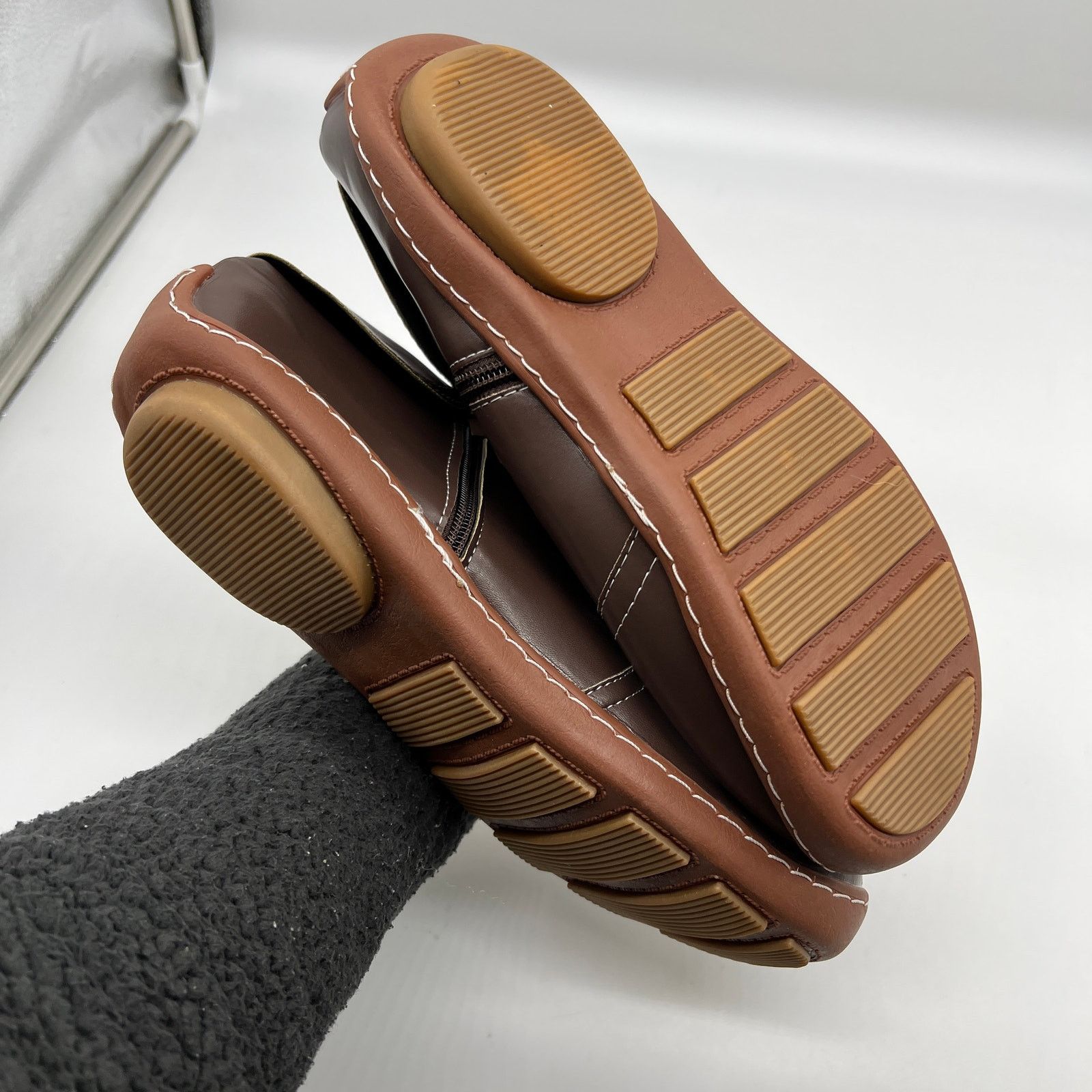Other Womens Ankle Boot Comfortable Slip On Flat Booties Size US 10.5 / IT 40.5 - 6 Thumbnail
