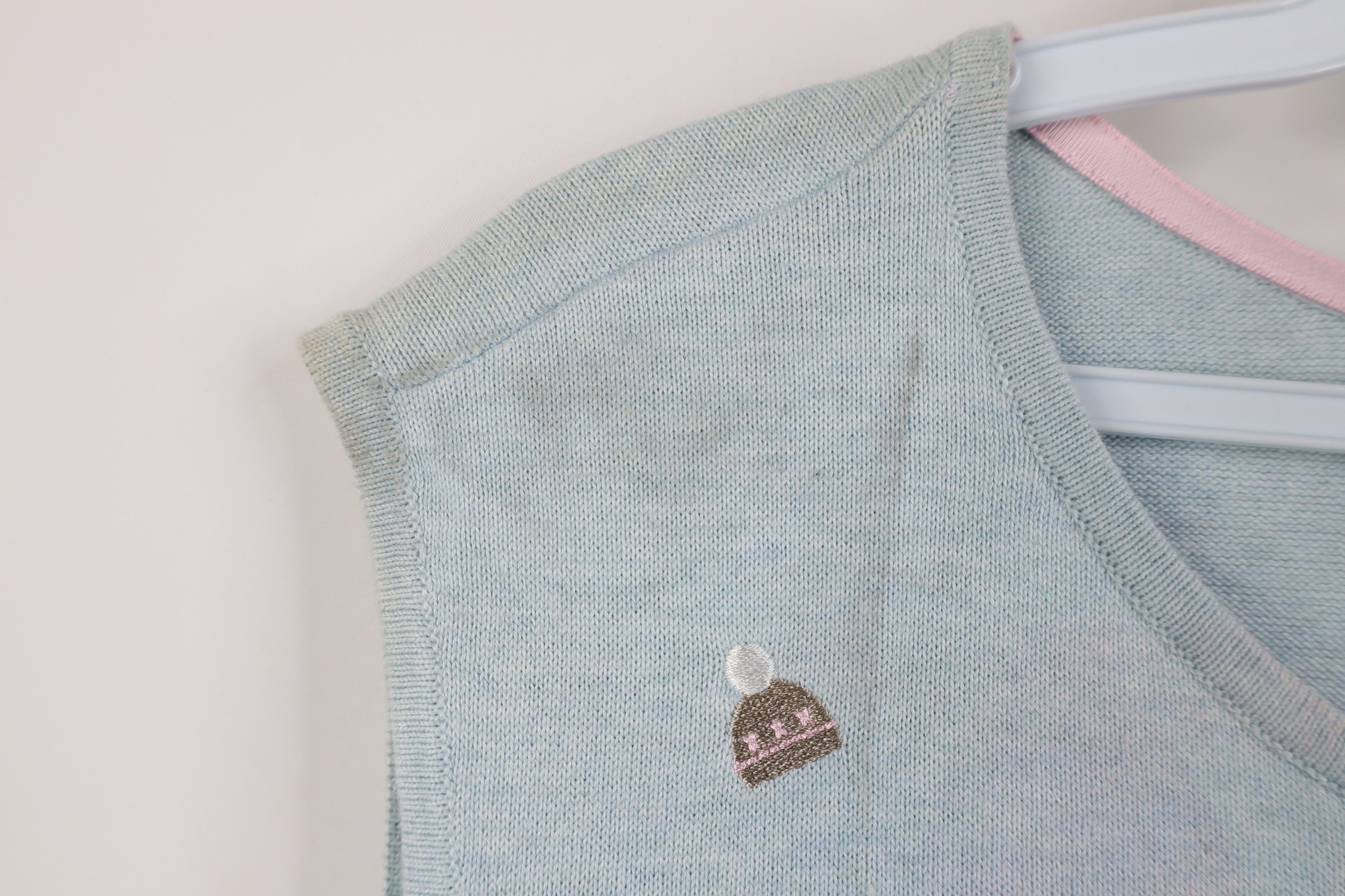 Vintage Deadstock Vintage 90s Christmas Mitten Beanie Sweater Vest Size XXL / US 16-18 / IT 52-54 - 5 Thumbnail